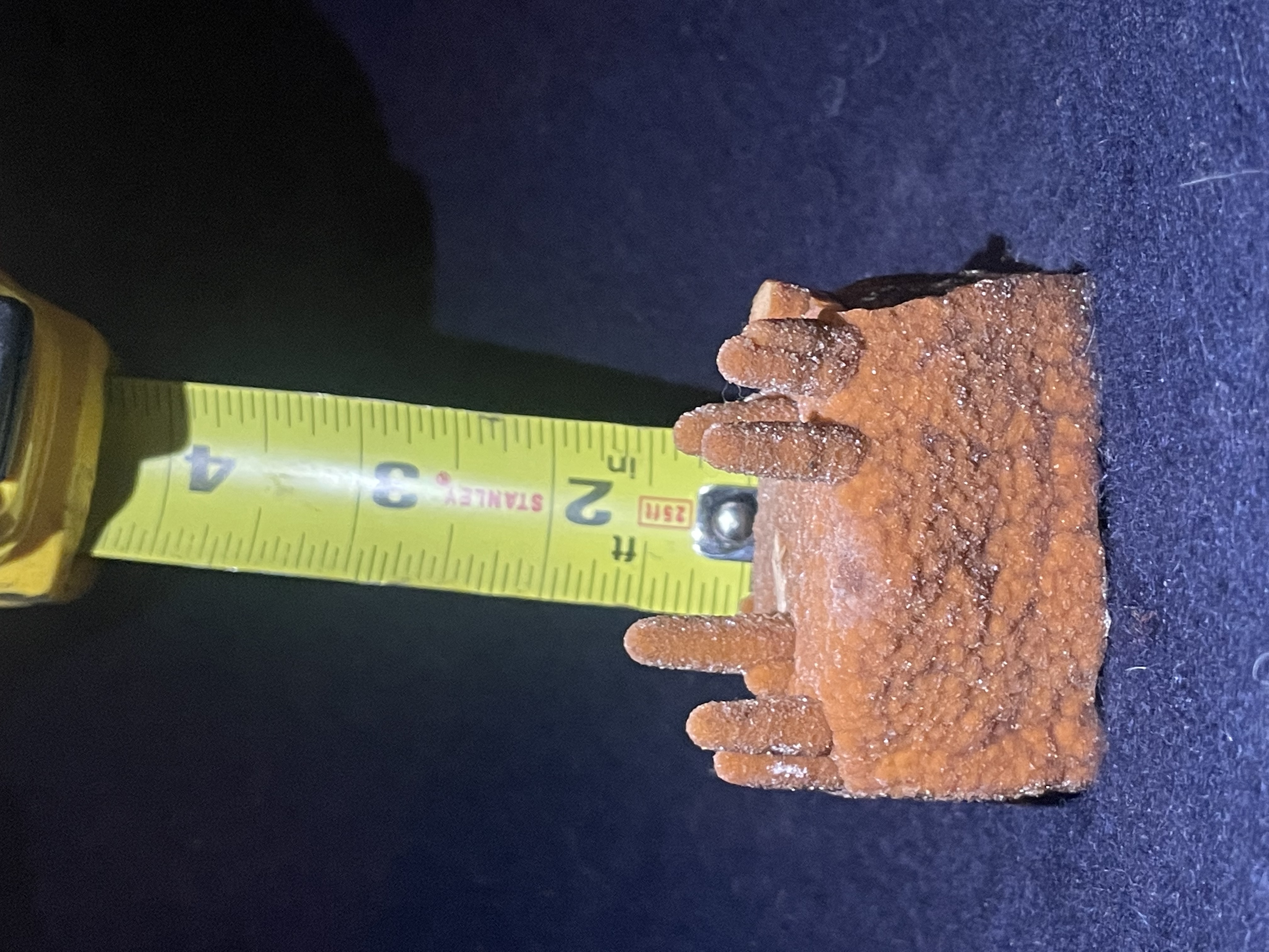 23B - Orange Calcite Stalactite