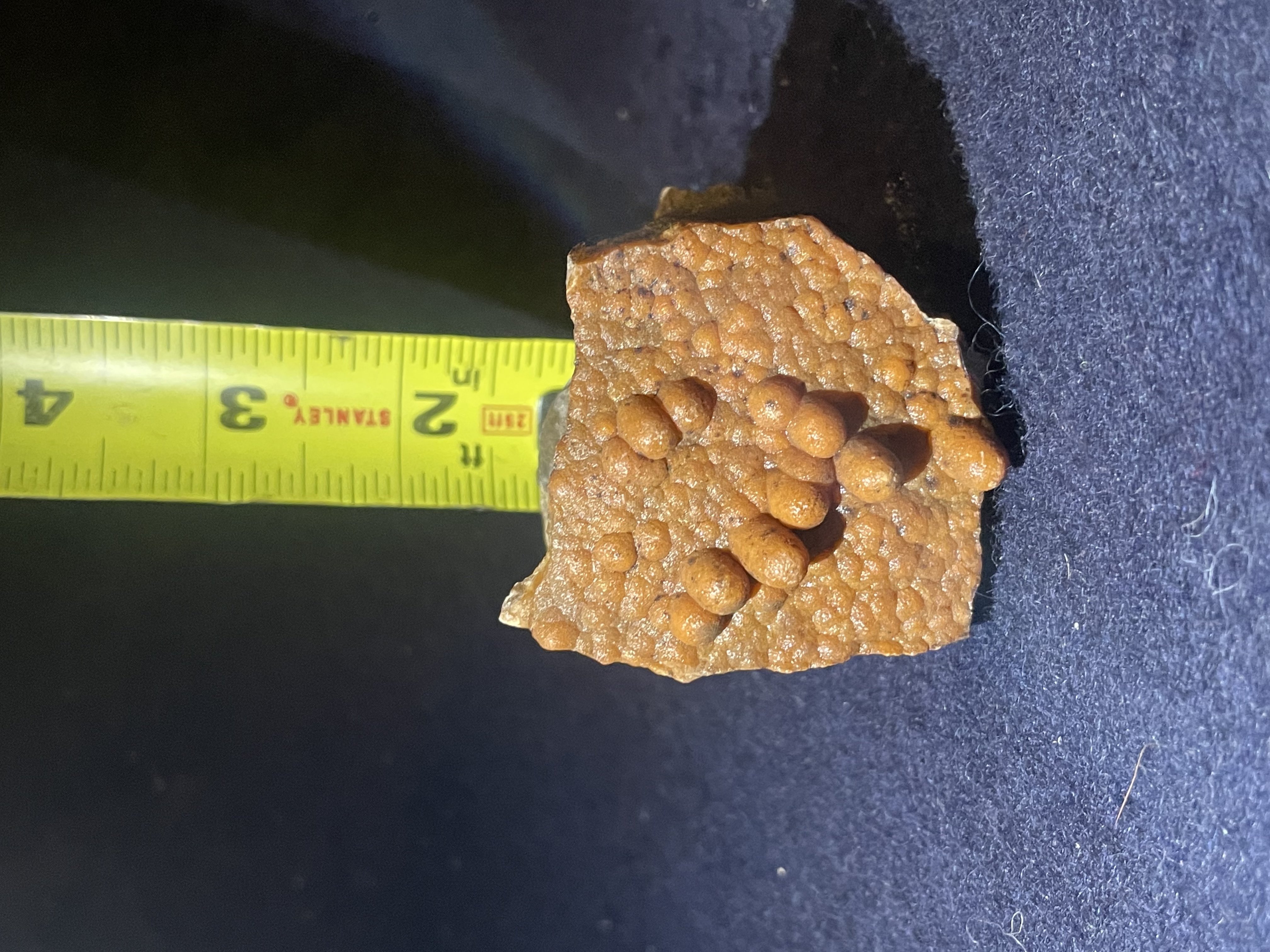 35B - Orange Calcite Stalactite