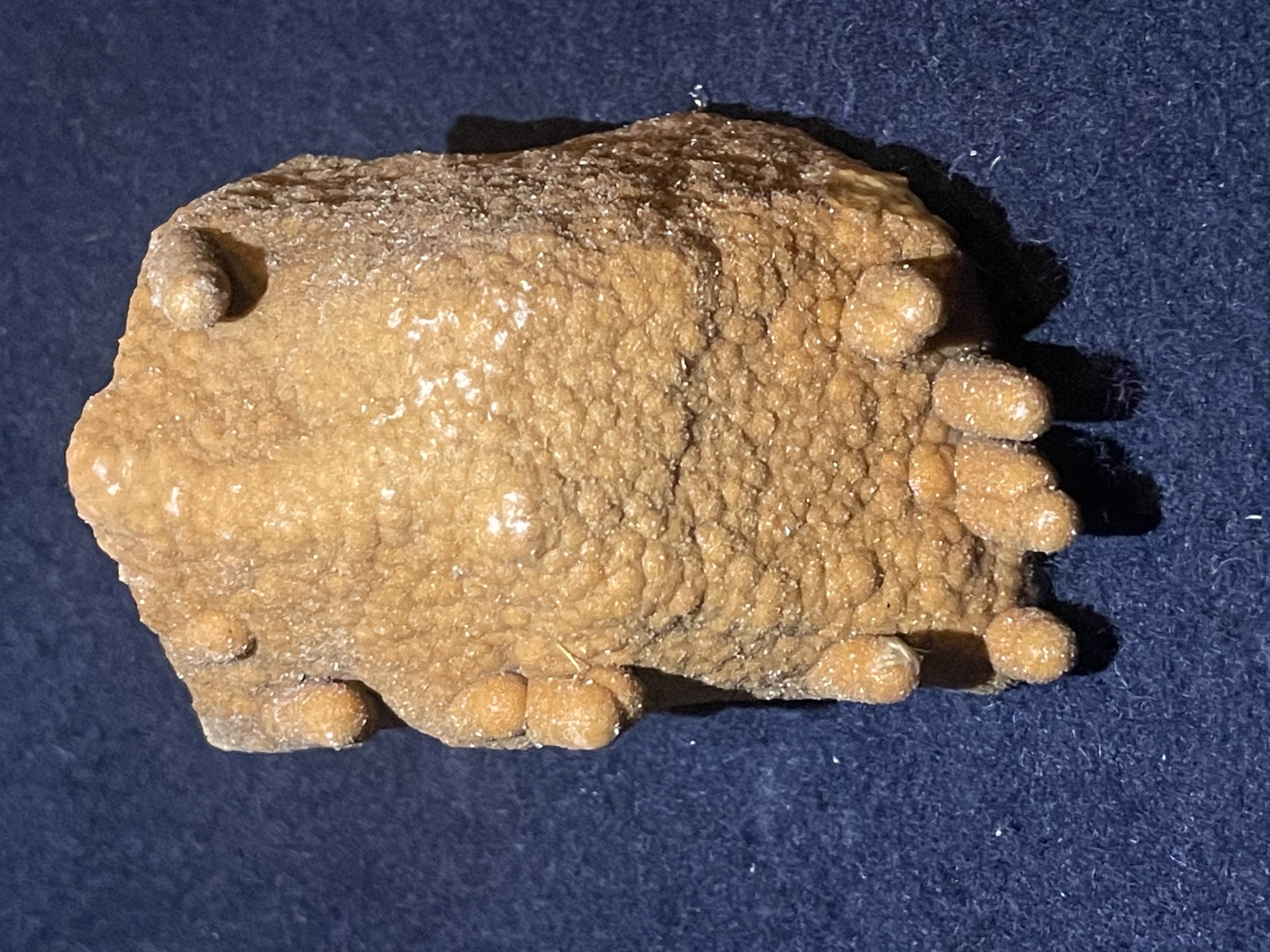 12B - Orange Calcite Stalactite