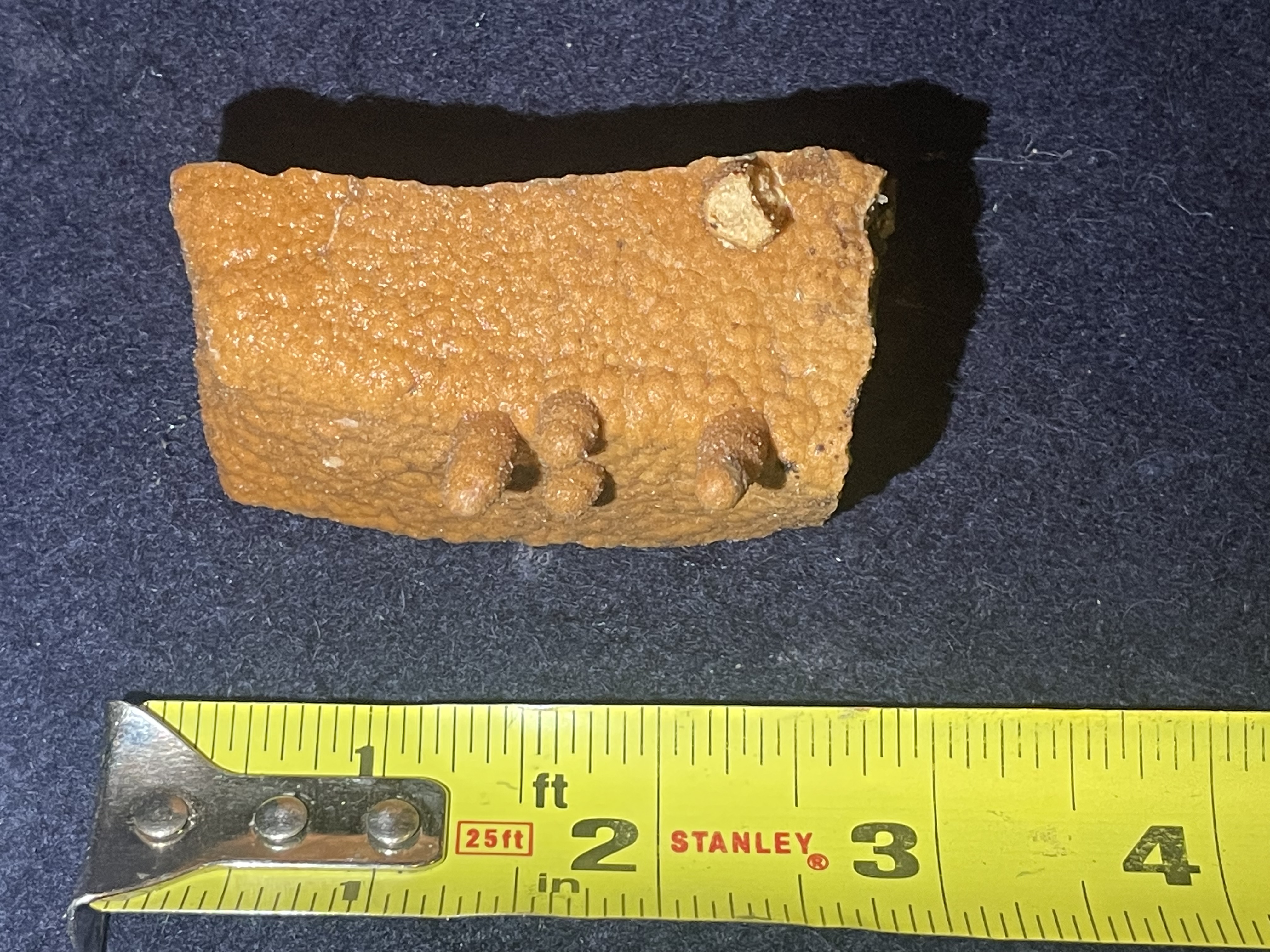 18B - Orange Calcite Stalactite