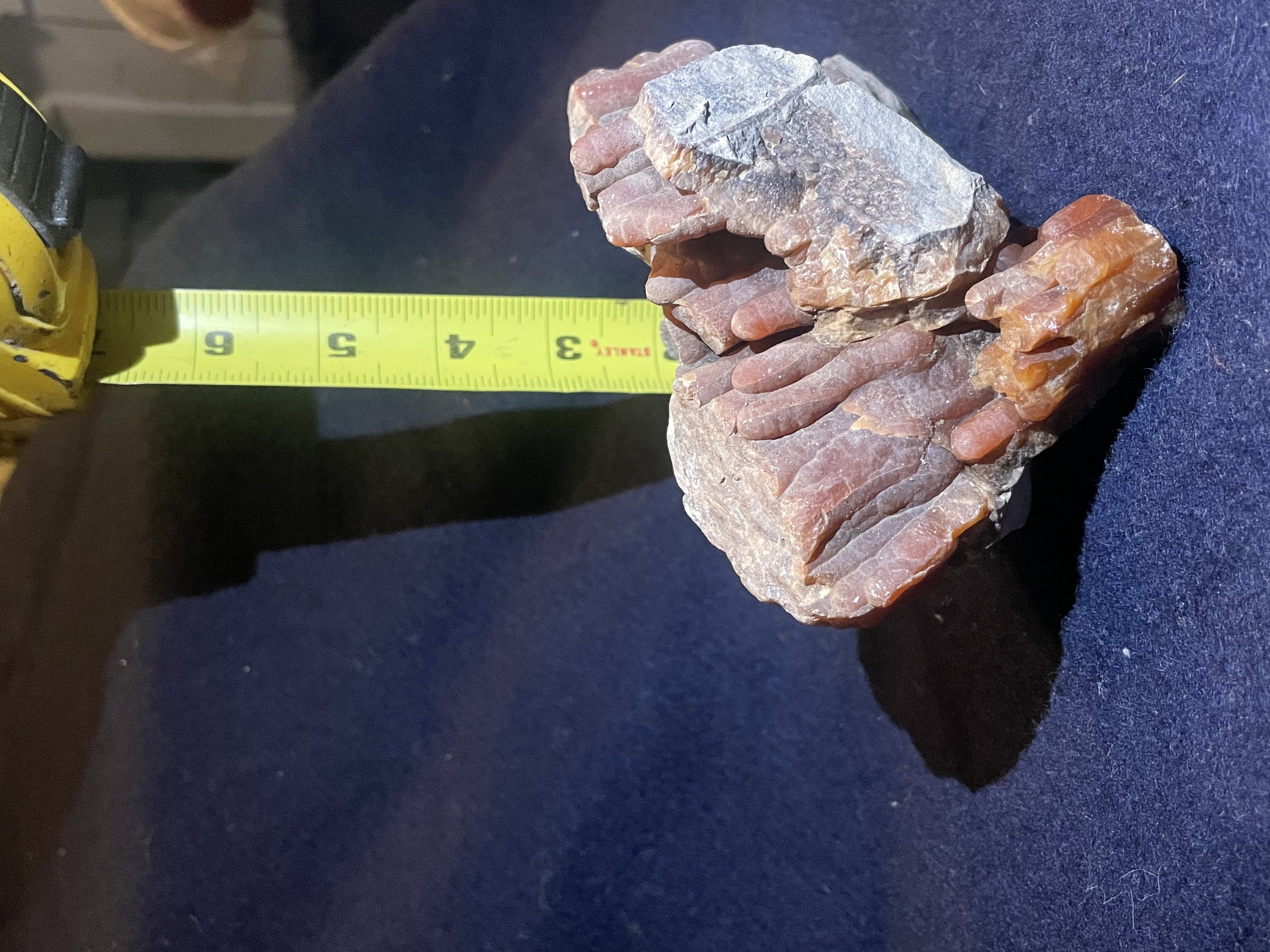 9A - Red Calcite Stalactite