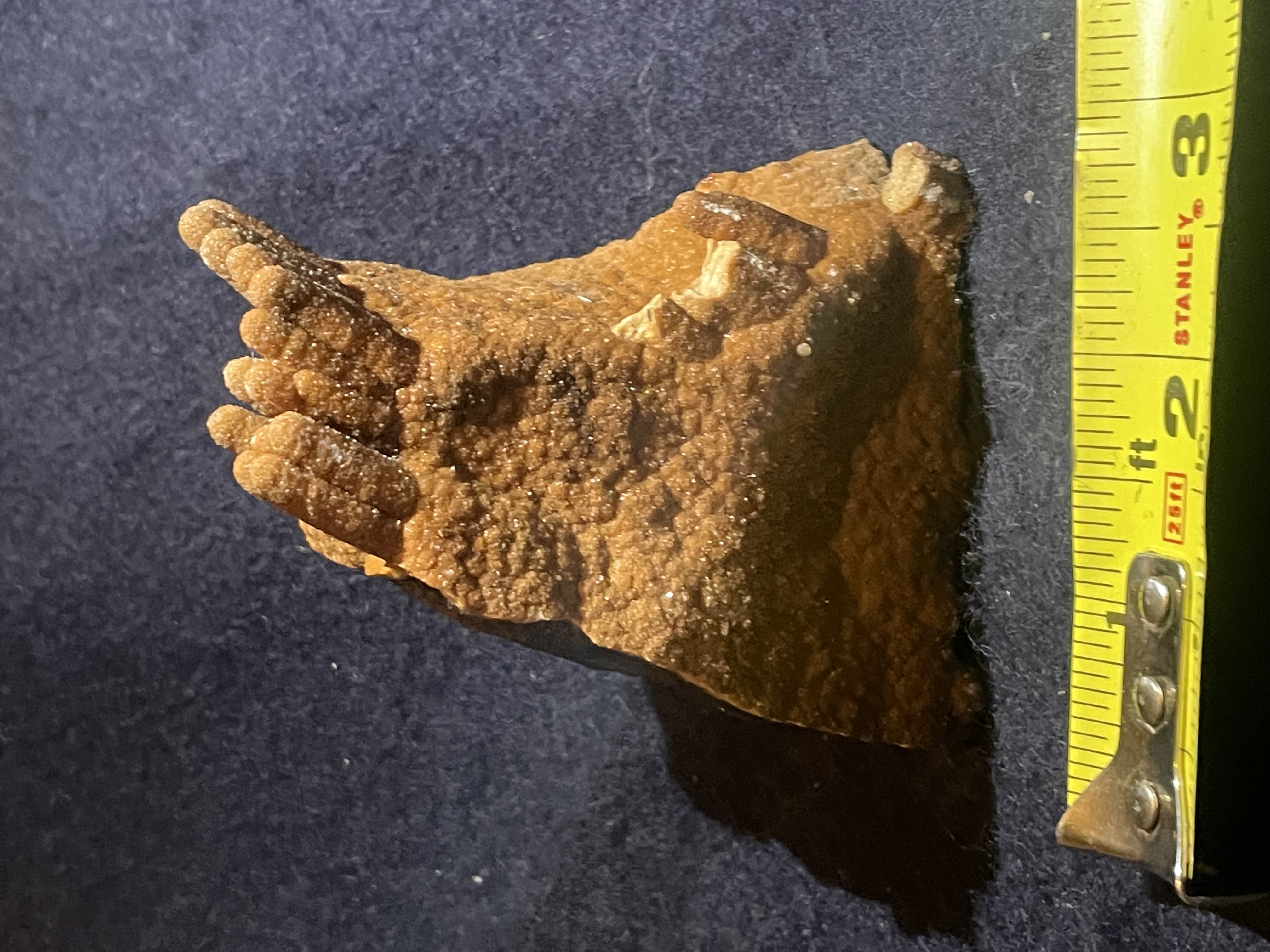 24B - Orange Calcite Stalactite