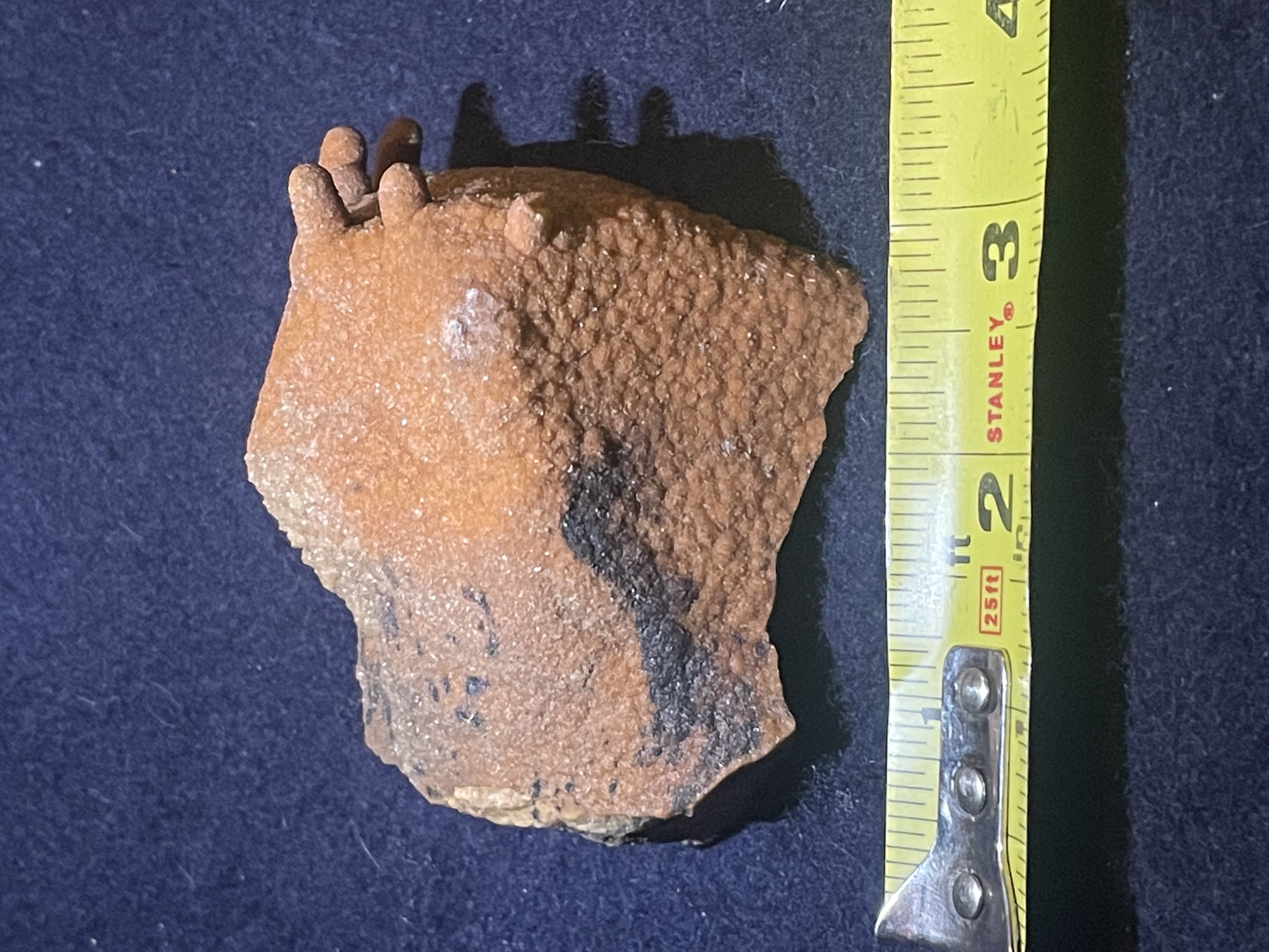 14B - Orange Calcite Stalactite