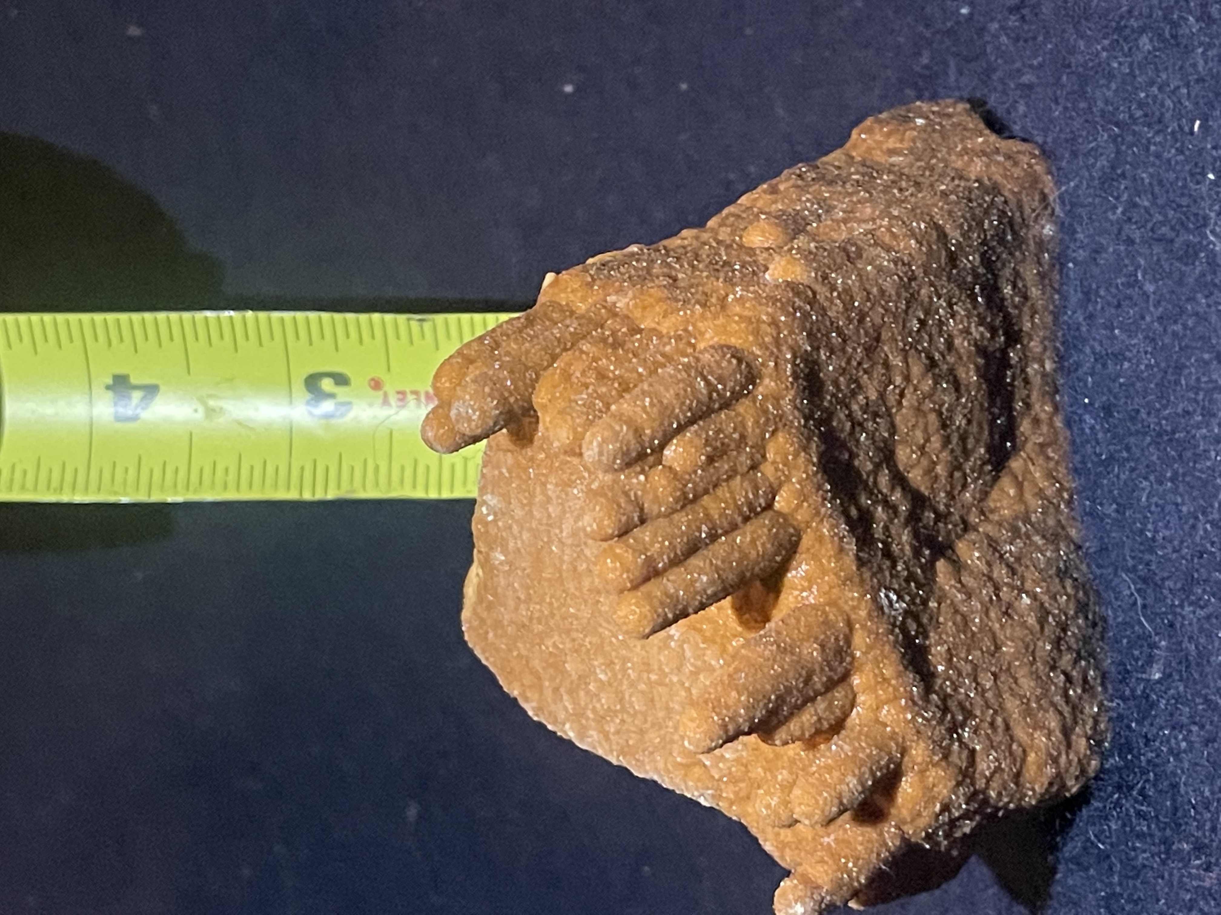 13B - Orange Calcite Stalactite