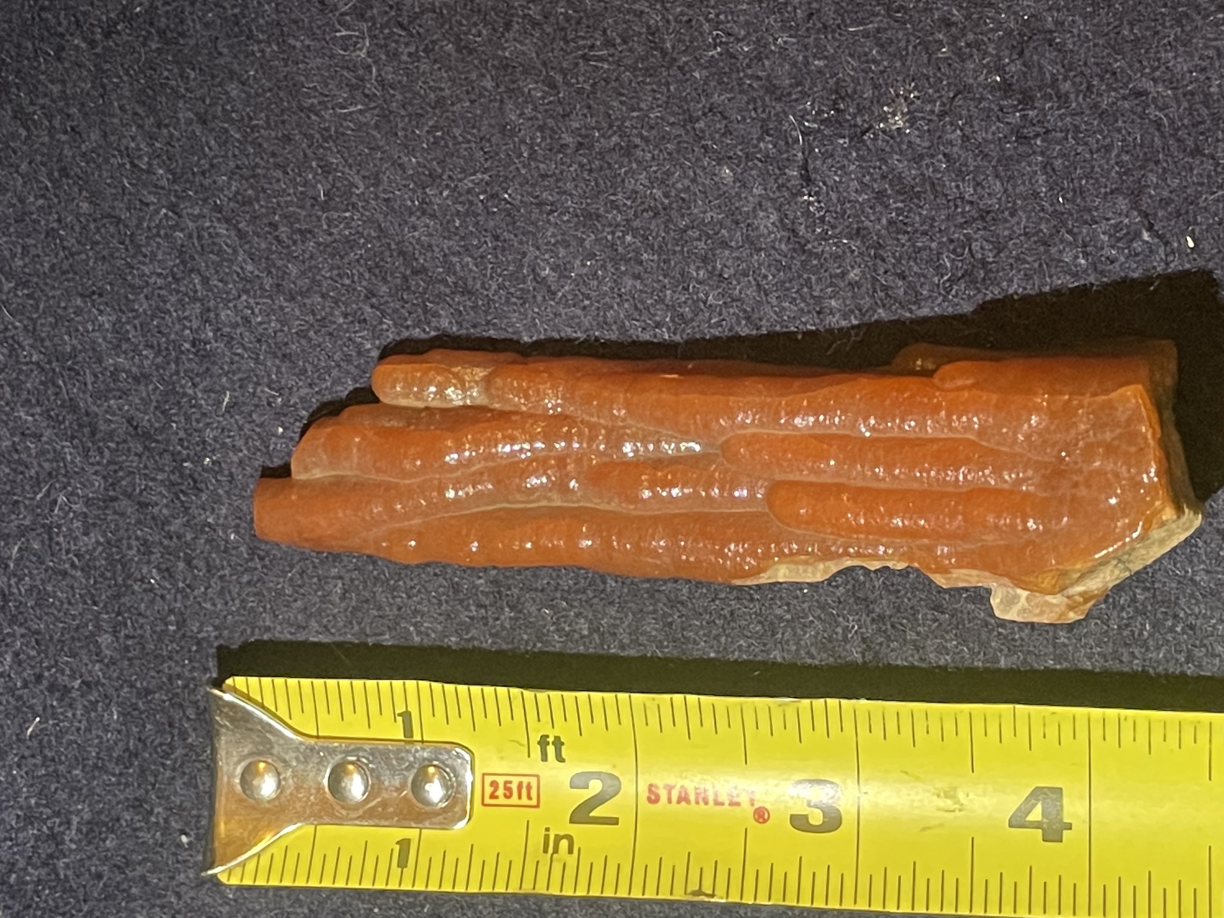 19A - Red Calcite Stalactite