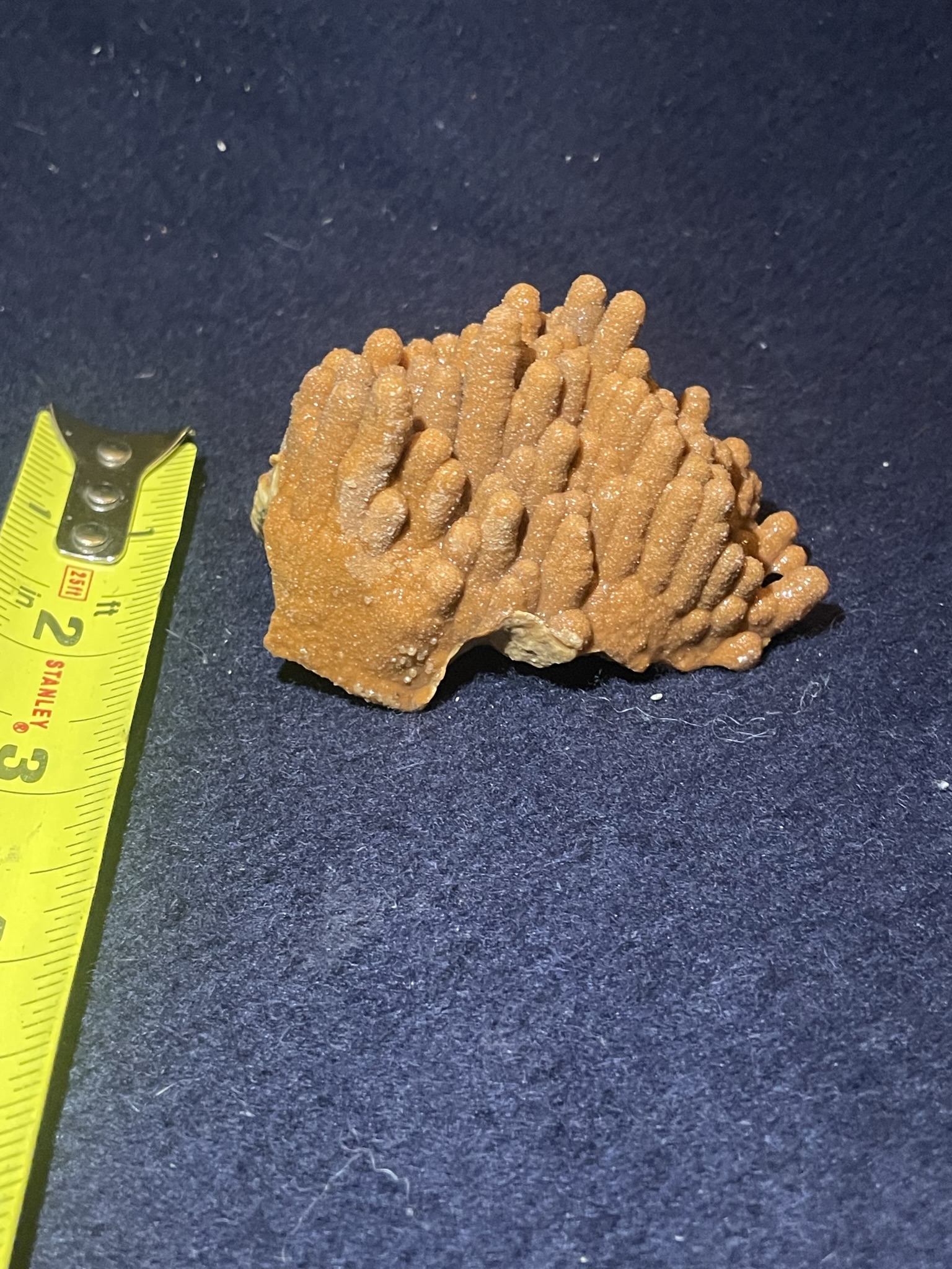 B1 - Orange Calcite Stalactite