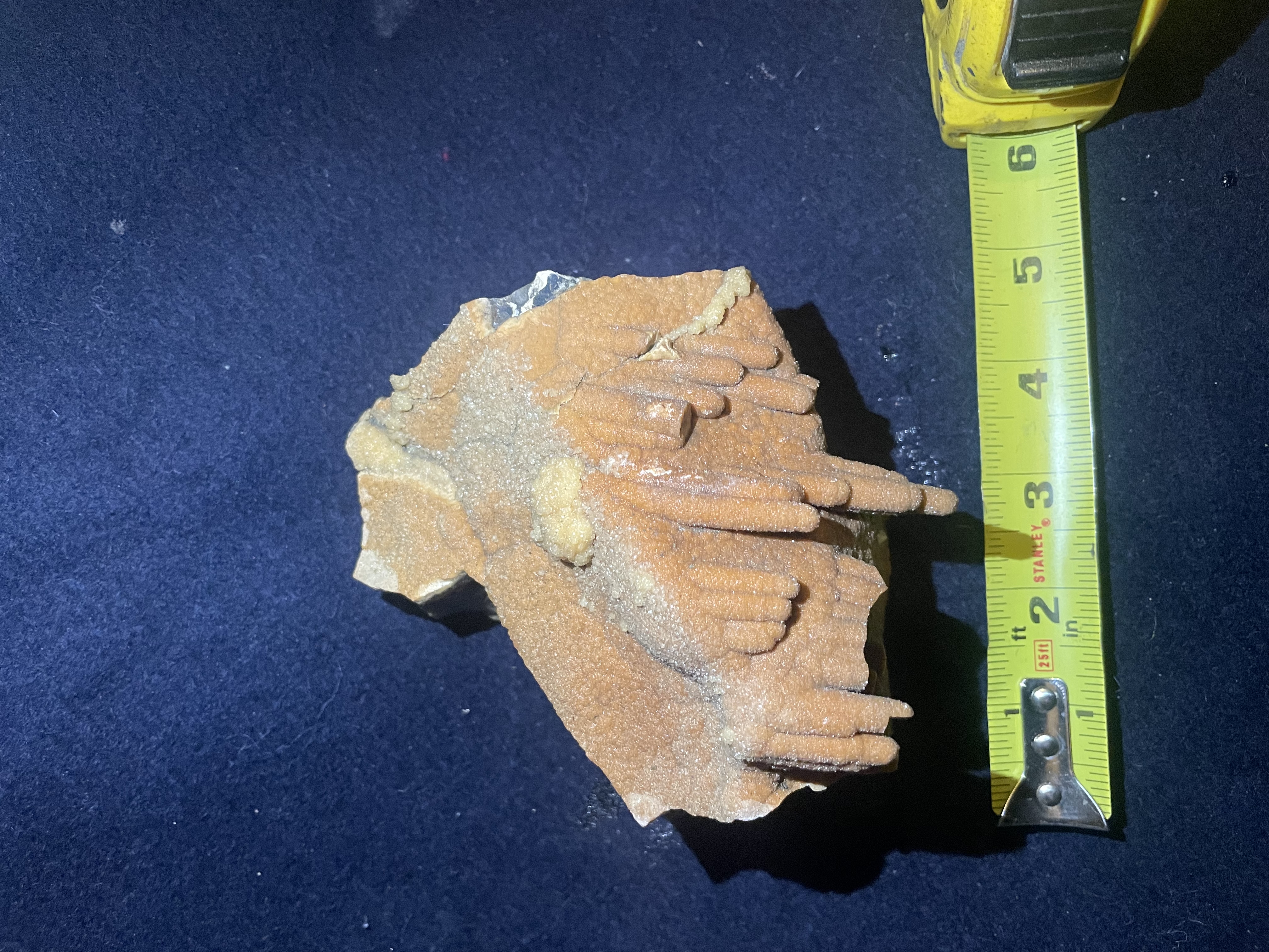 27B - Orange Calcite Stalactite