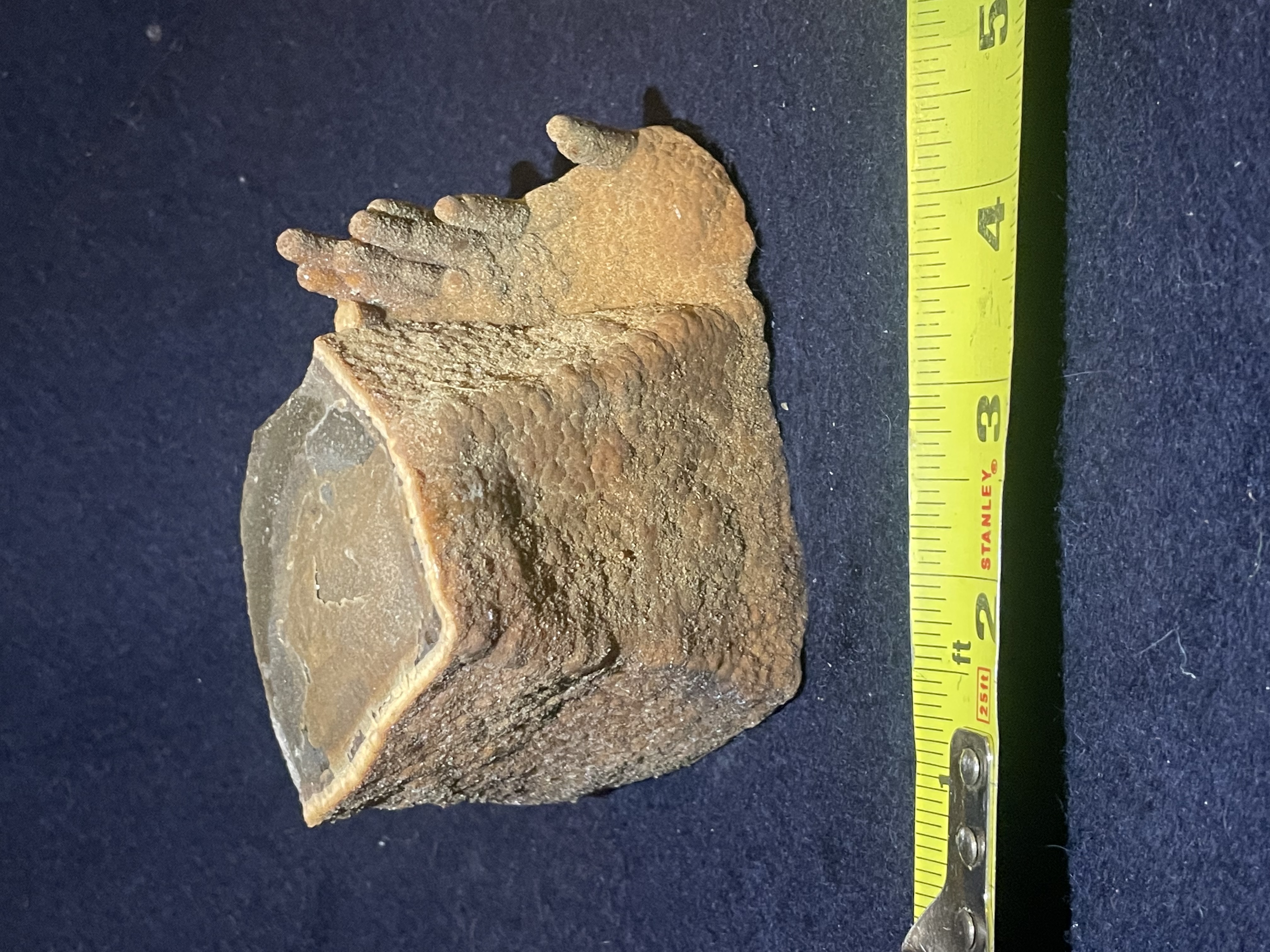 25B - Orange Calcite Stalactite