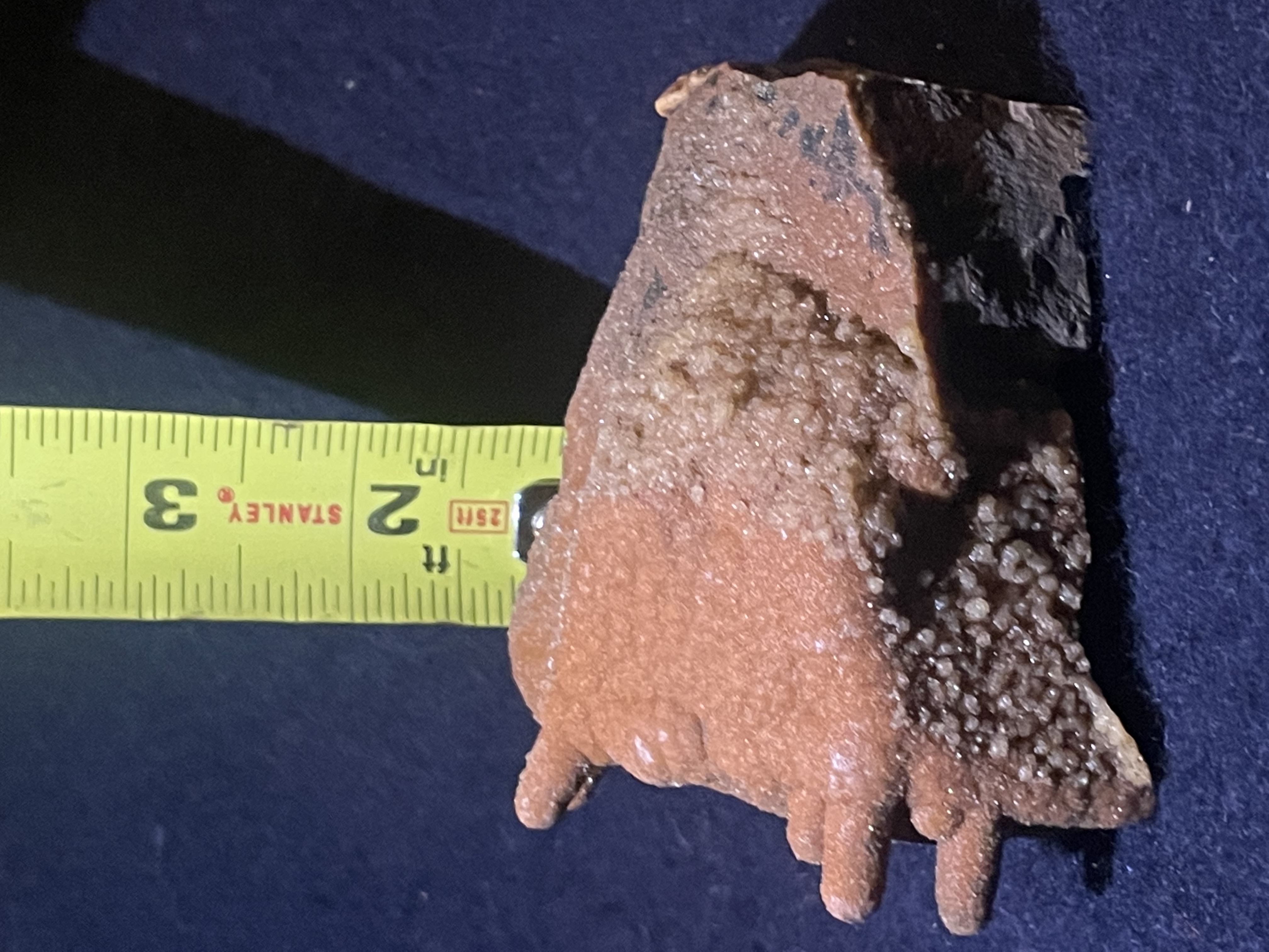 14B - Orange Calcite Stalactite