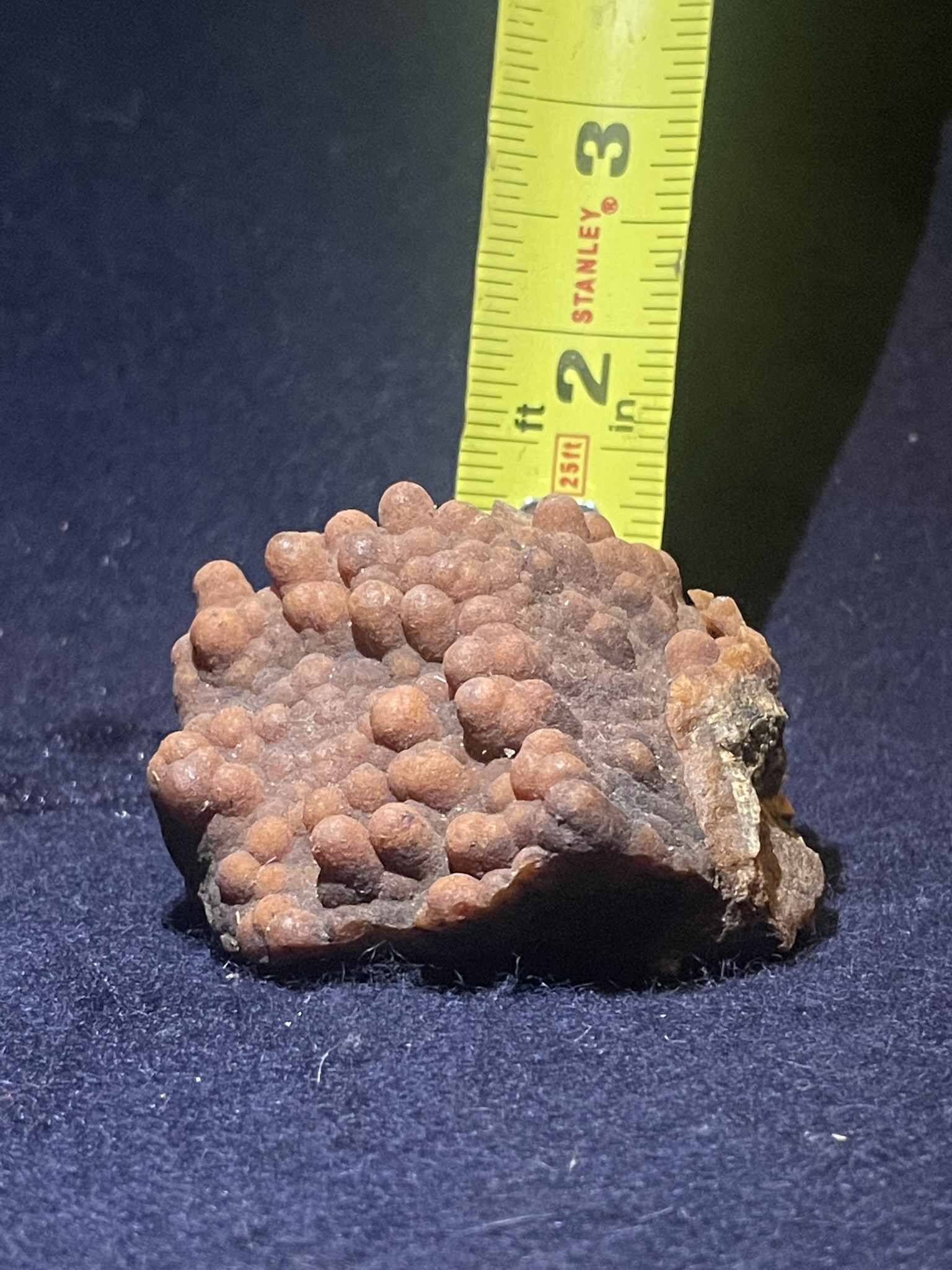 7B - Orange Calcite Stalactite