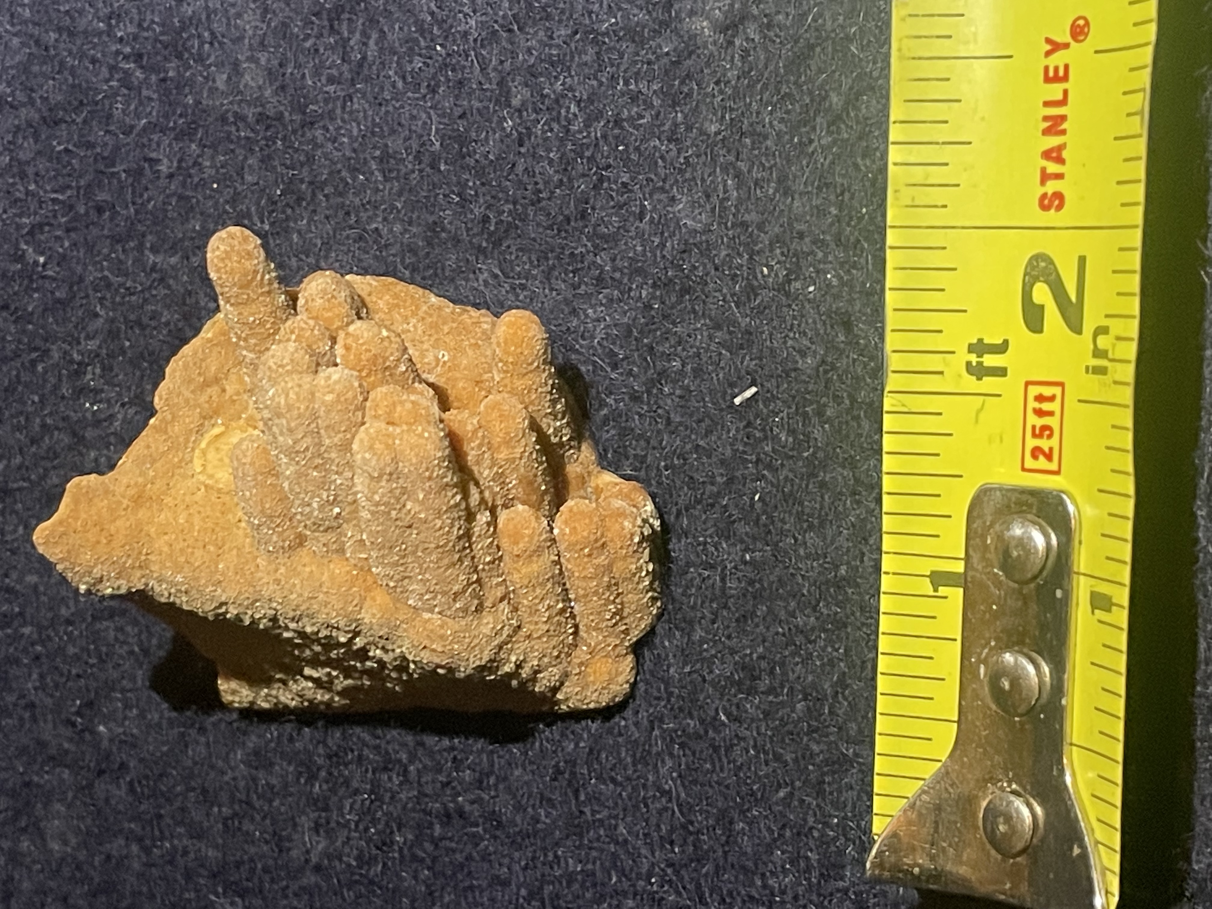 15B - Orange Calcite Stalactite