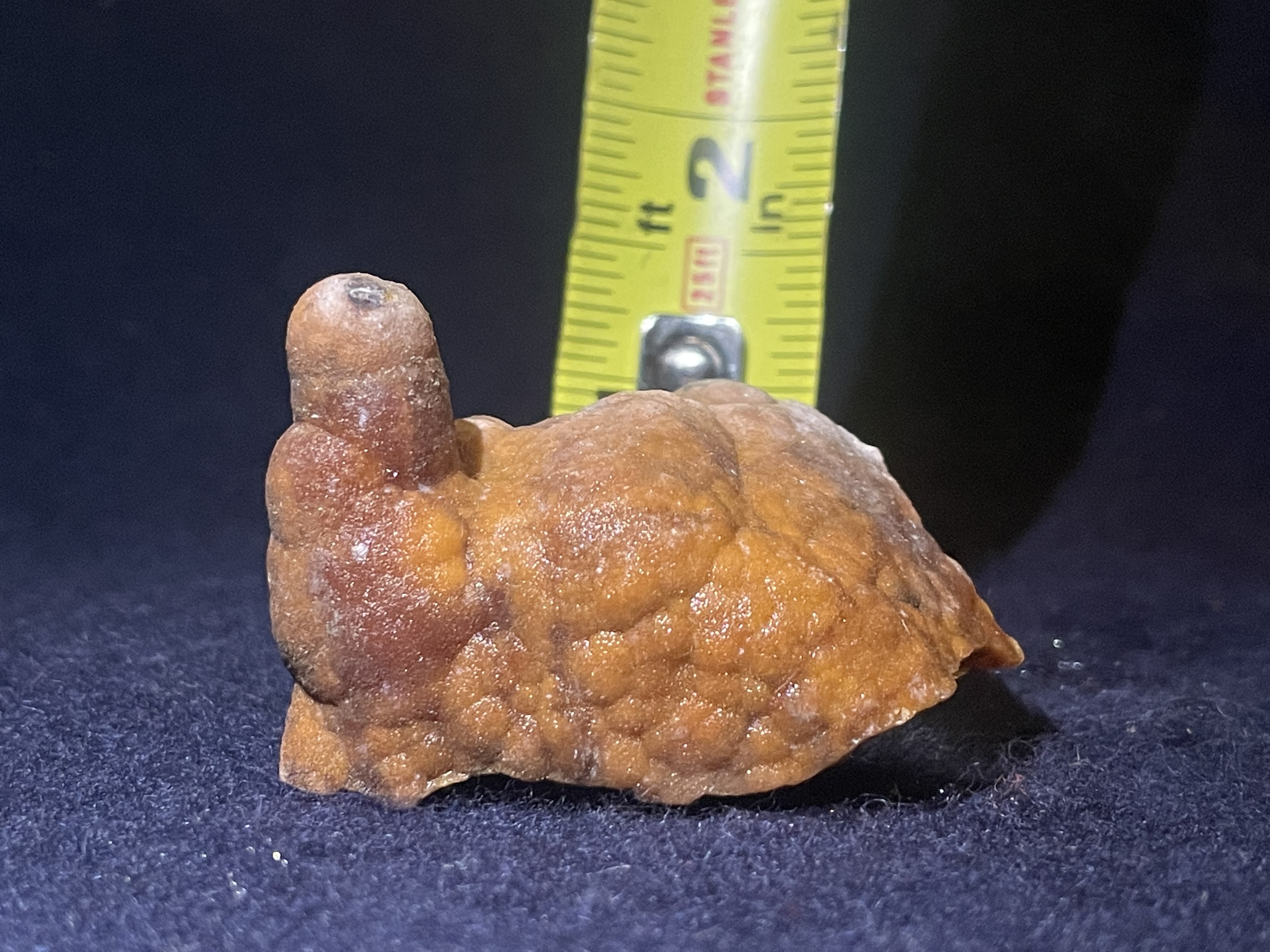 33B - Orange Calcite Stalactite