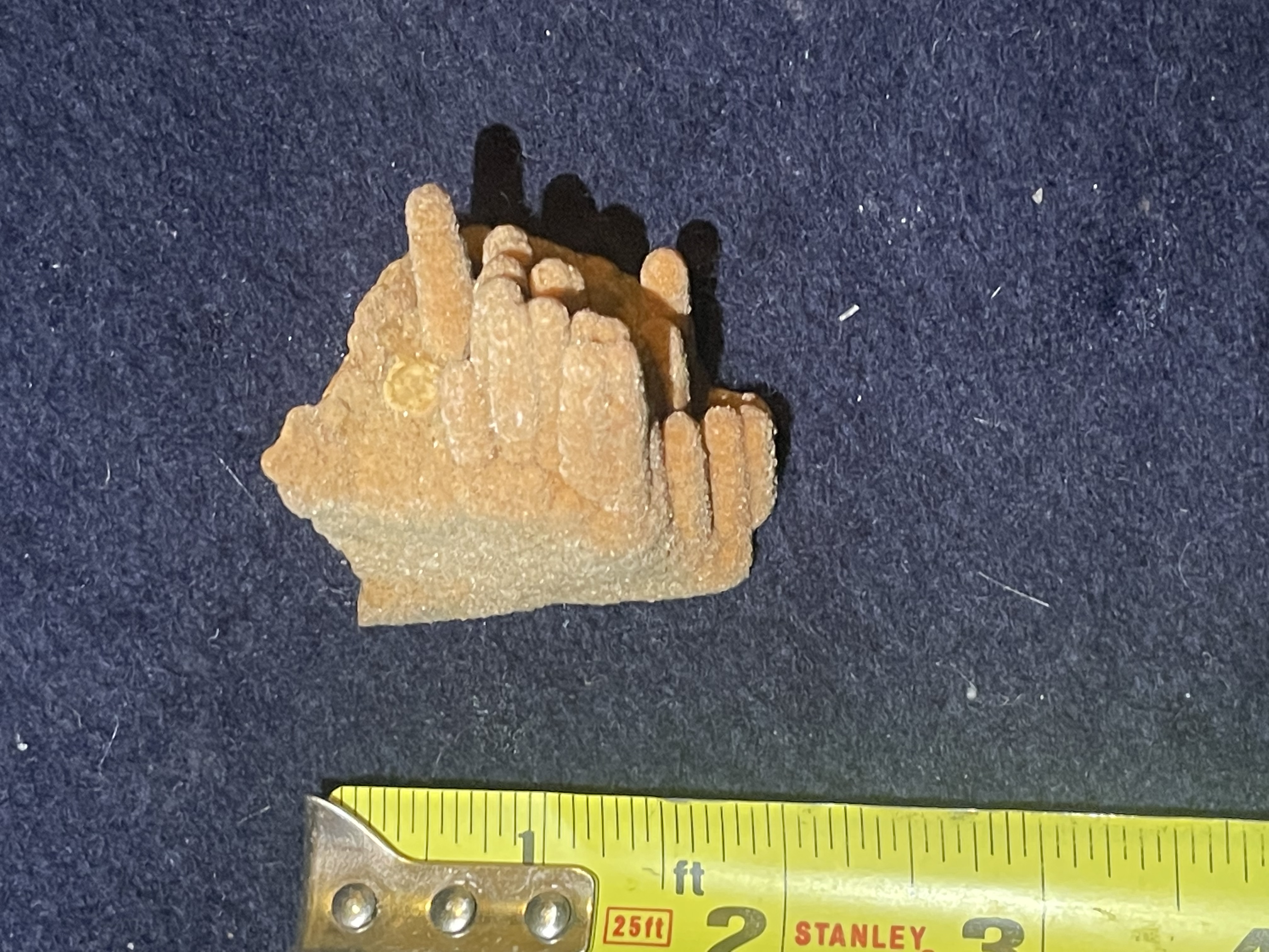 15B - Orange Calcite Stalactite