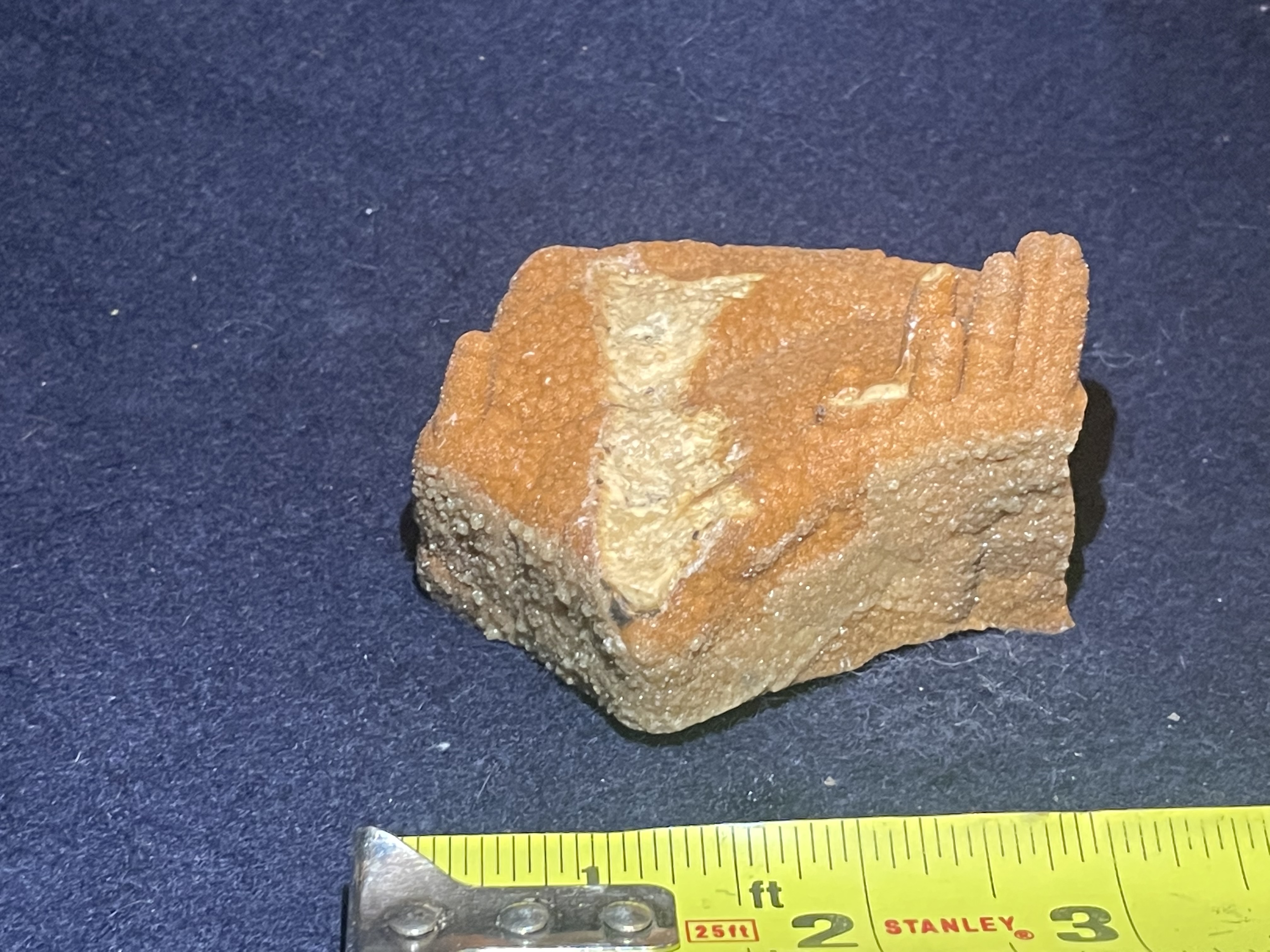 20B - Orange Calcite Stalactite