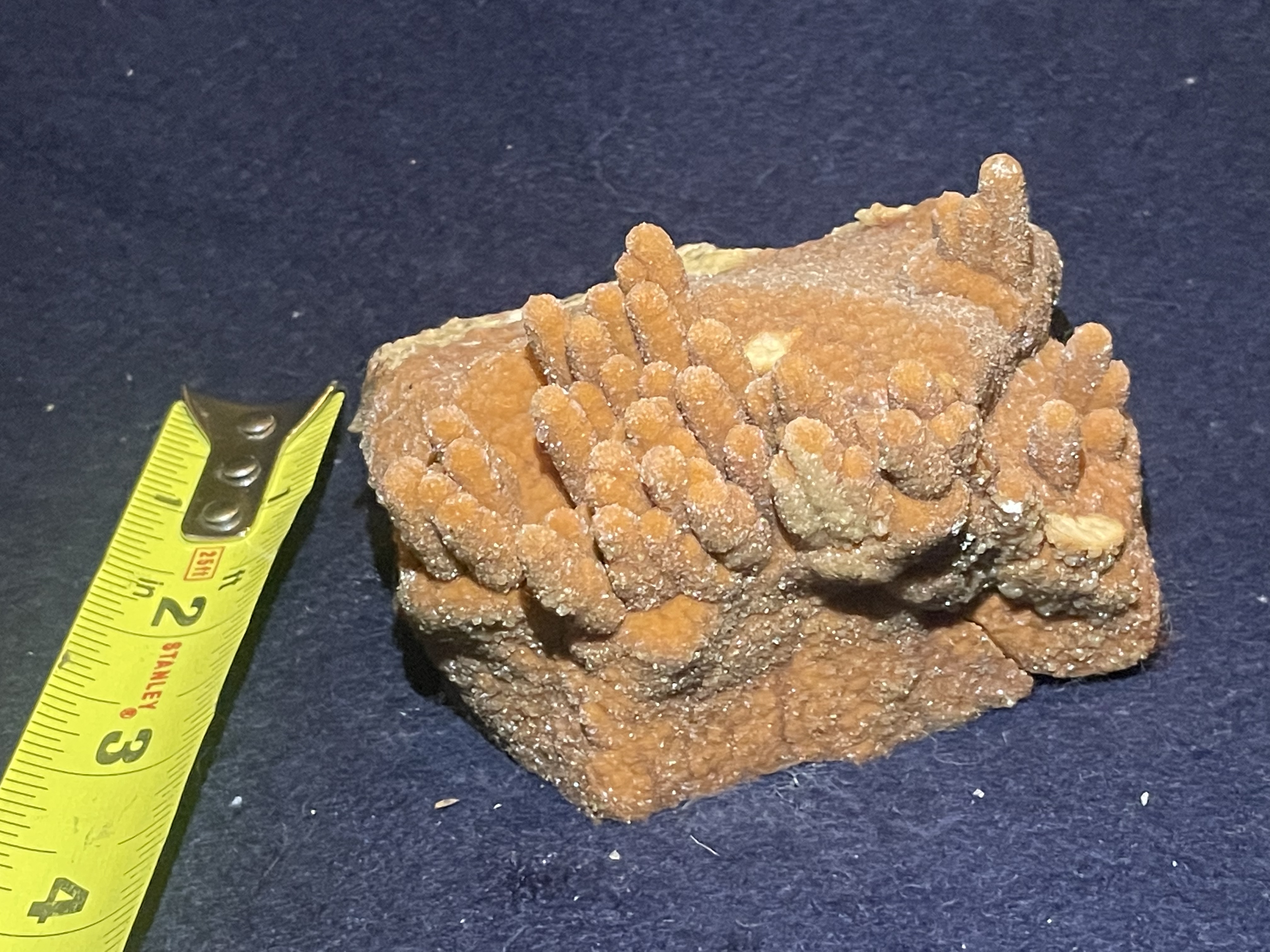 21B - Orange Calcite Stalactite