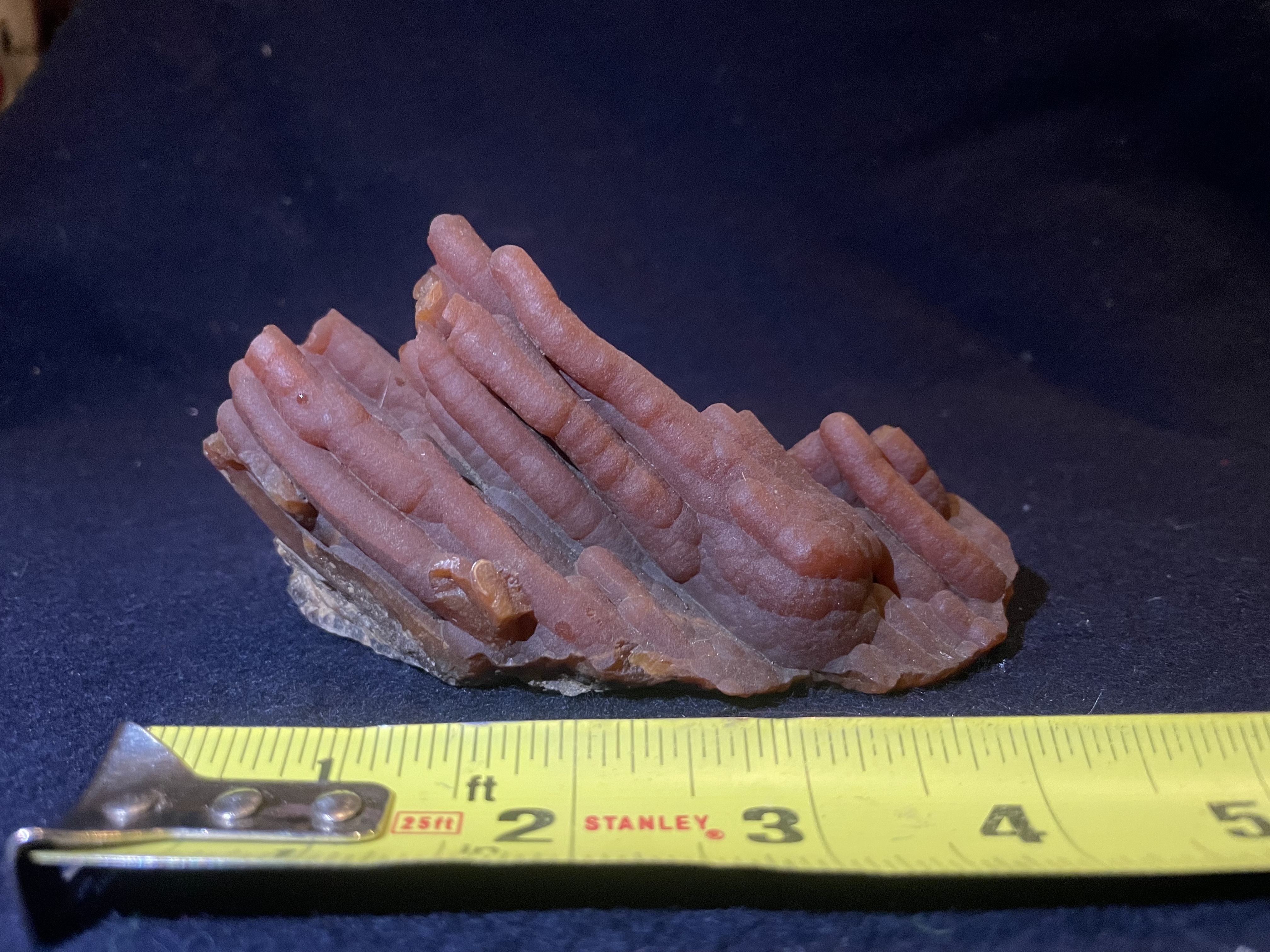 4A - Red Calcite Stalactite