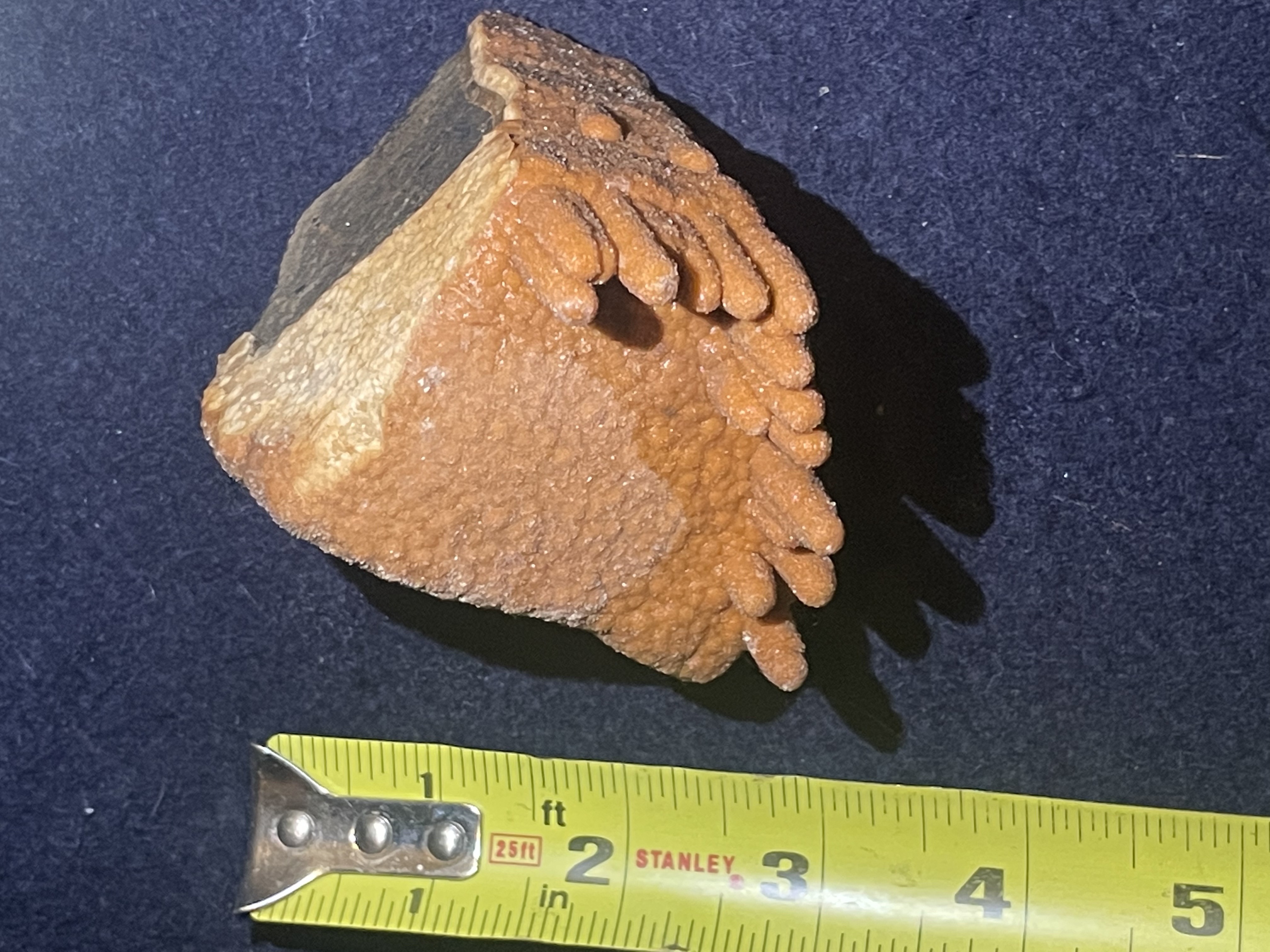 13B - Orange Calcite Stalactite