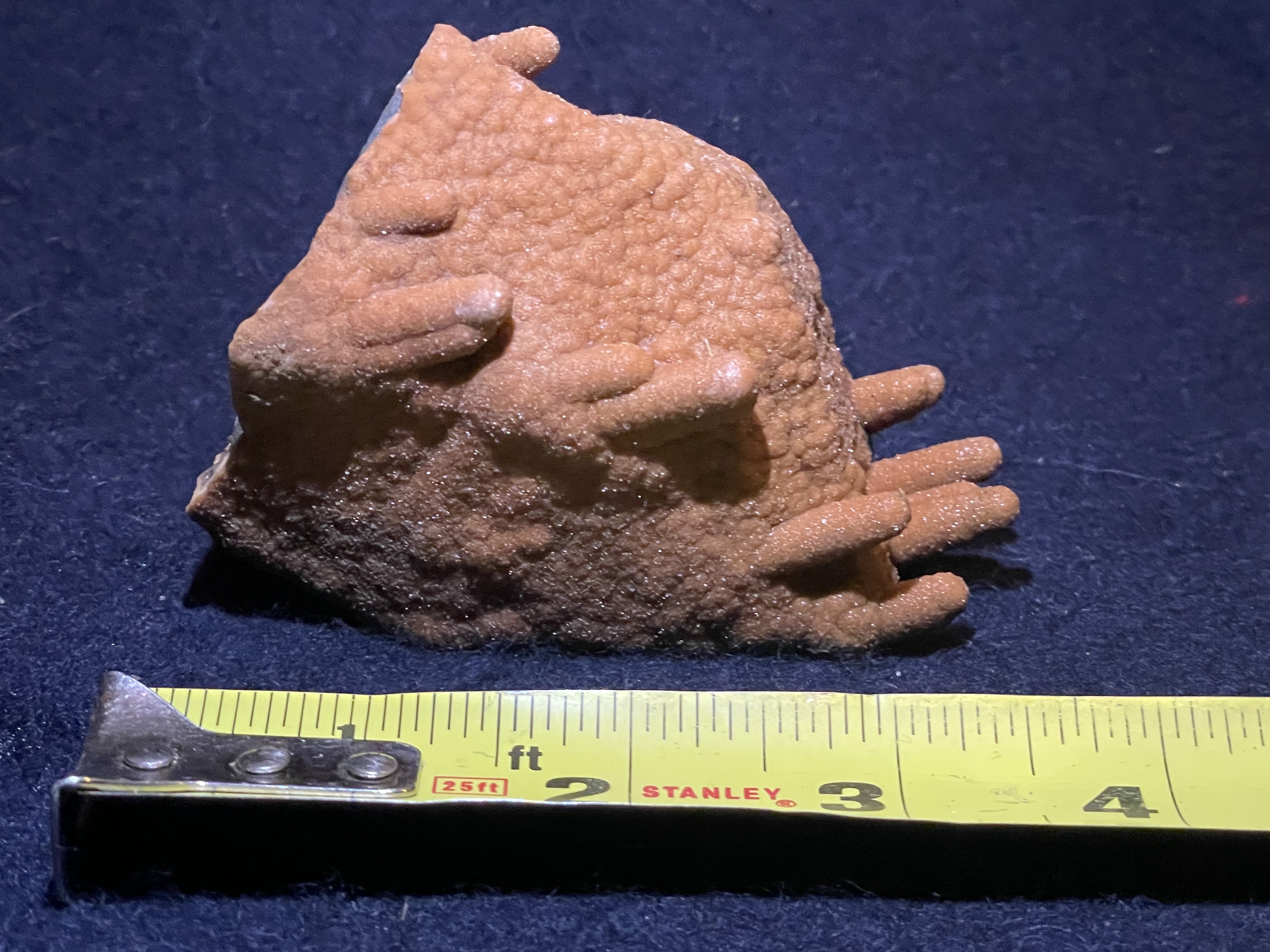 12B - Orange Calcite Stalactite