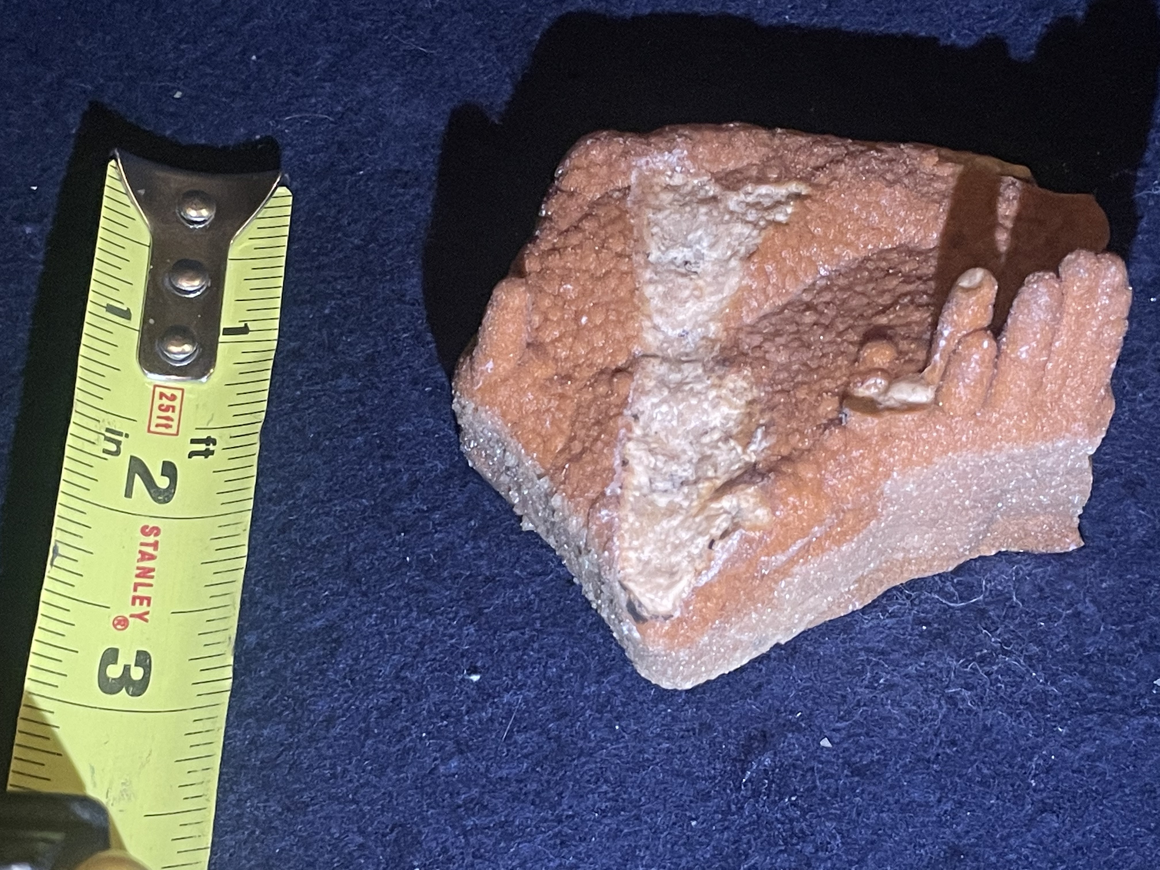 20B - Orange Calcite Stalactite