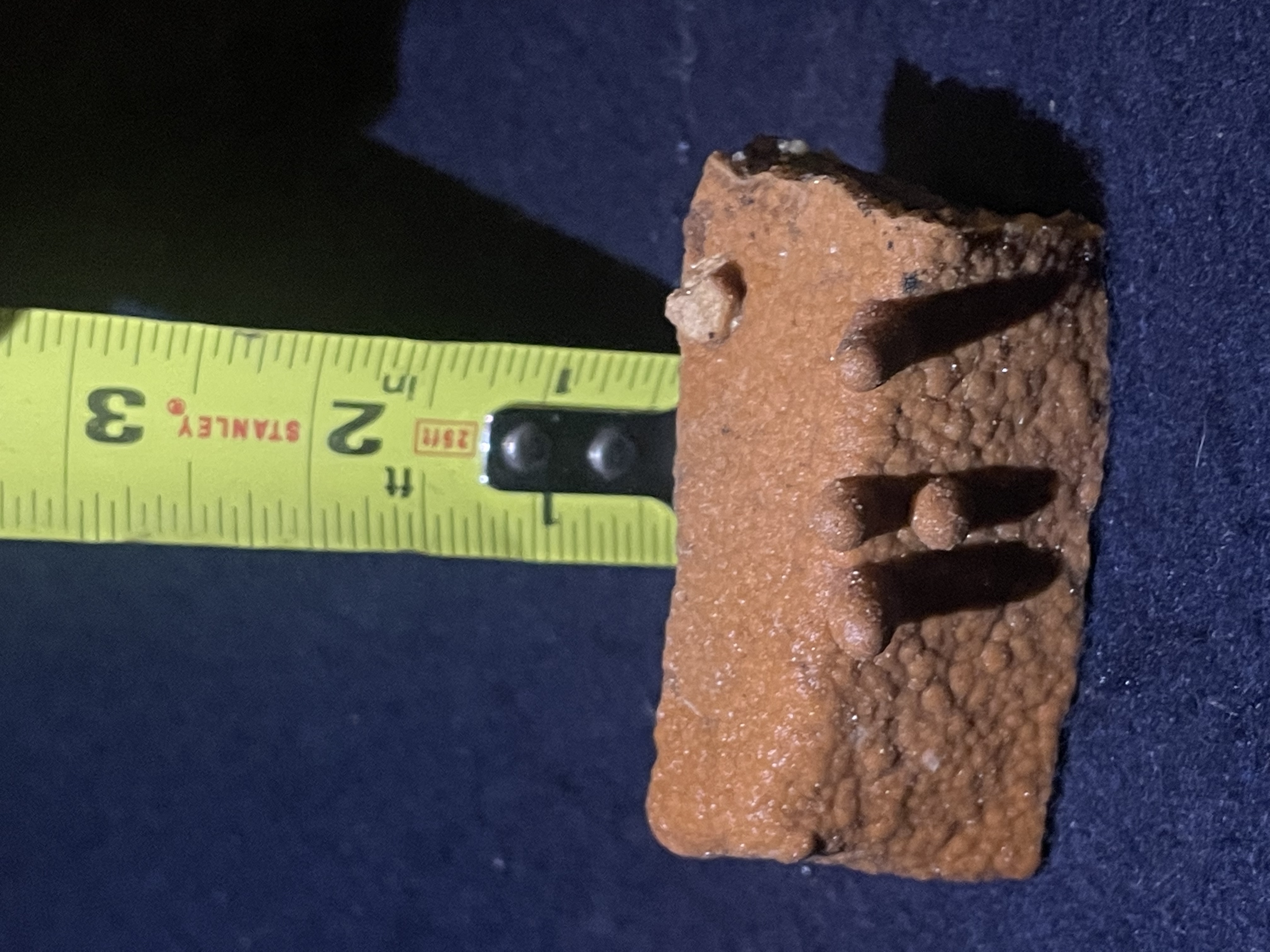 18B - Orange Calcite Stalactite