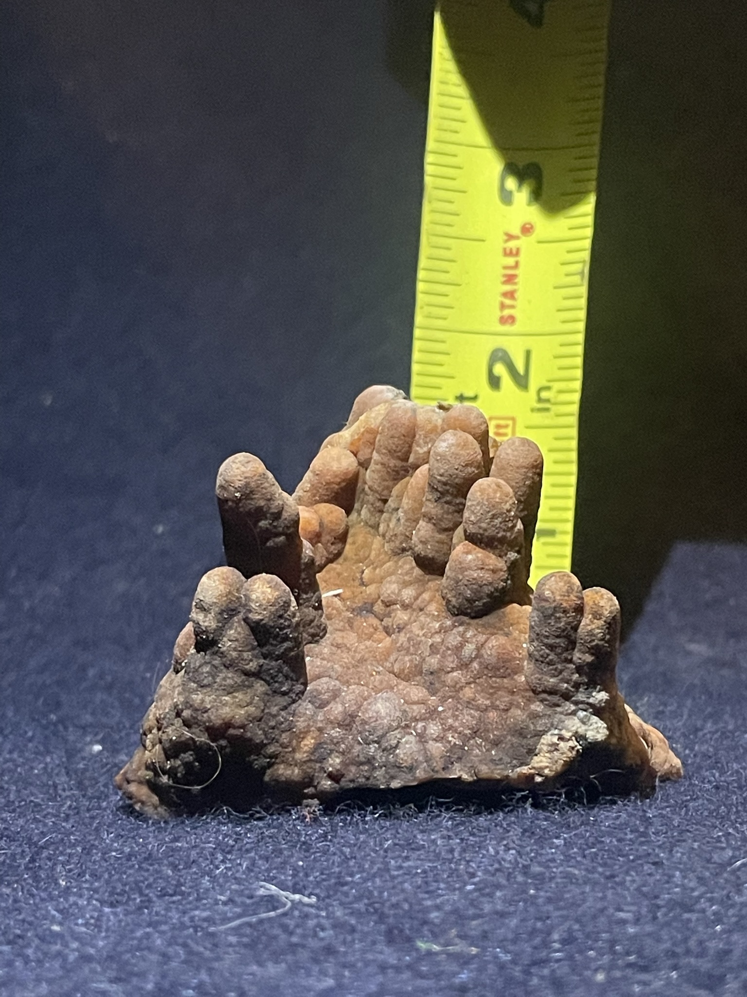 19B - Orange Calcite Stalactite