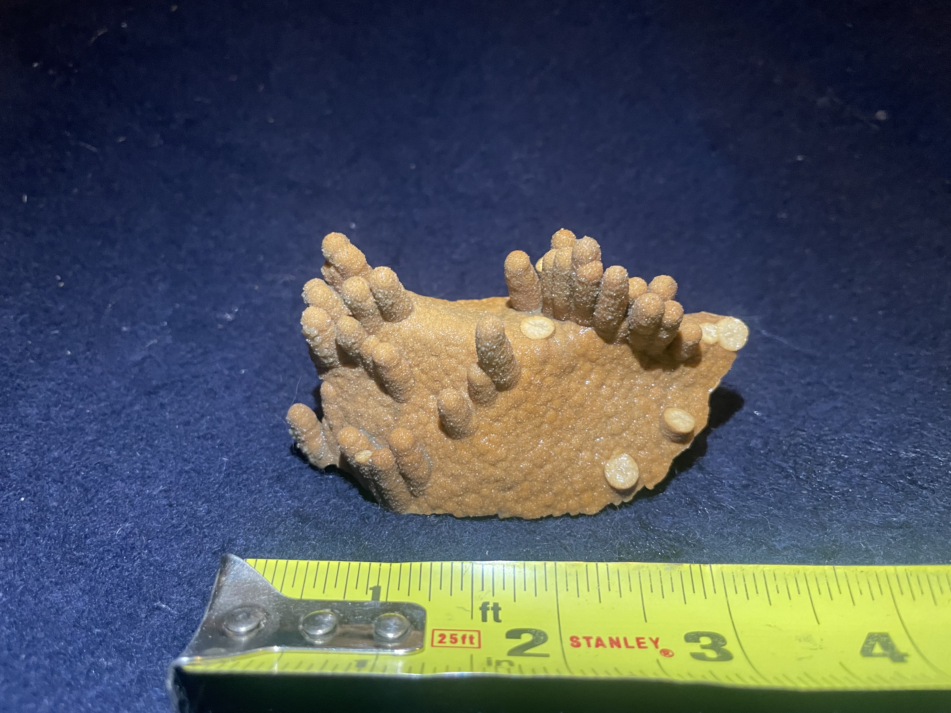 29B - Orange Calcite Stalactite