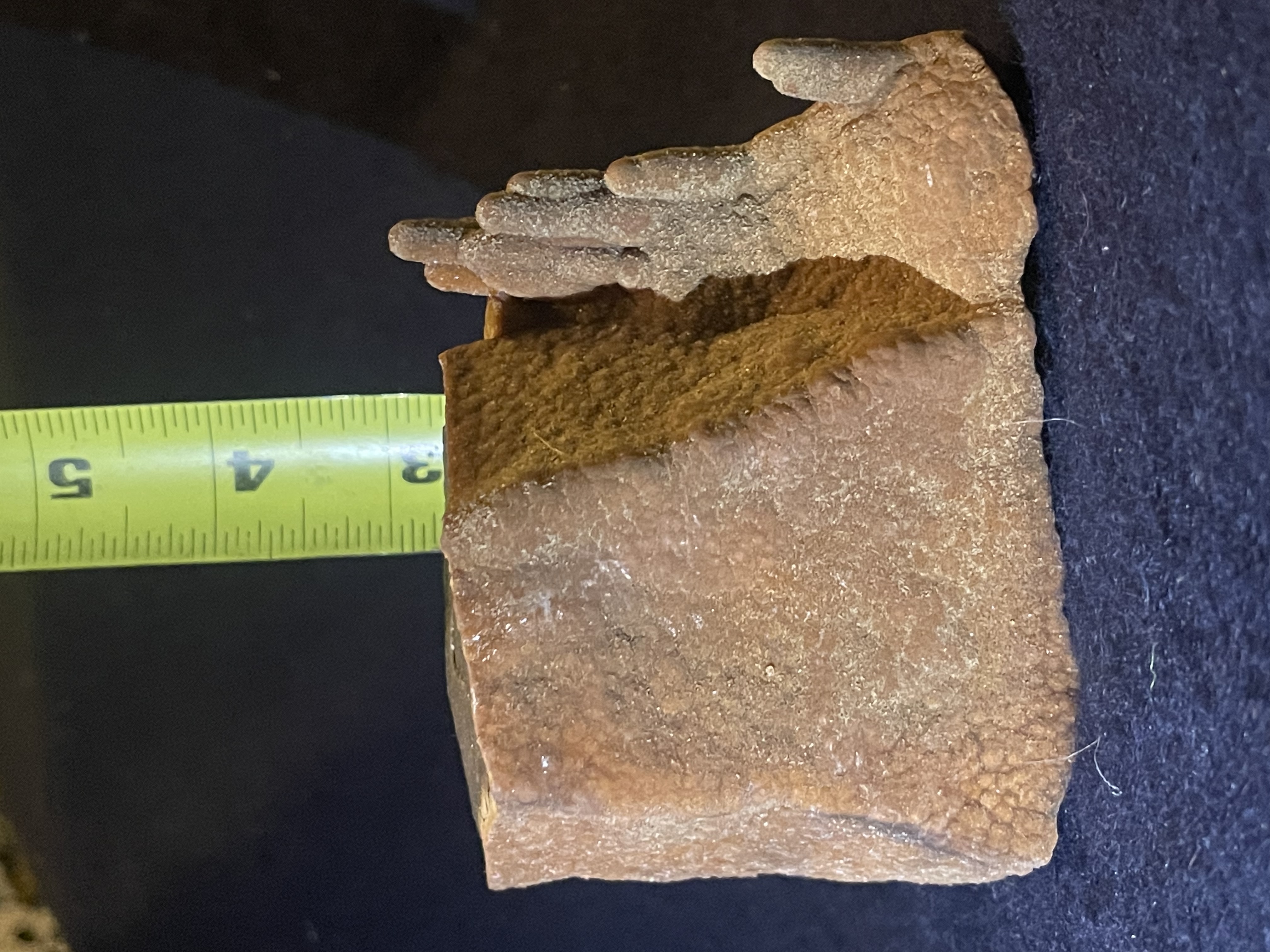 25B - Orange Calcite Stalactite