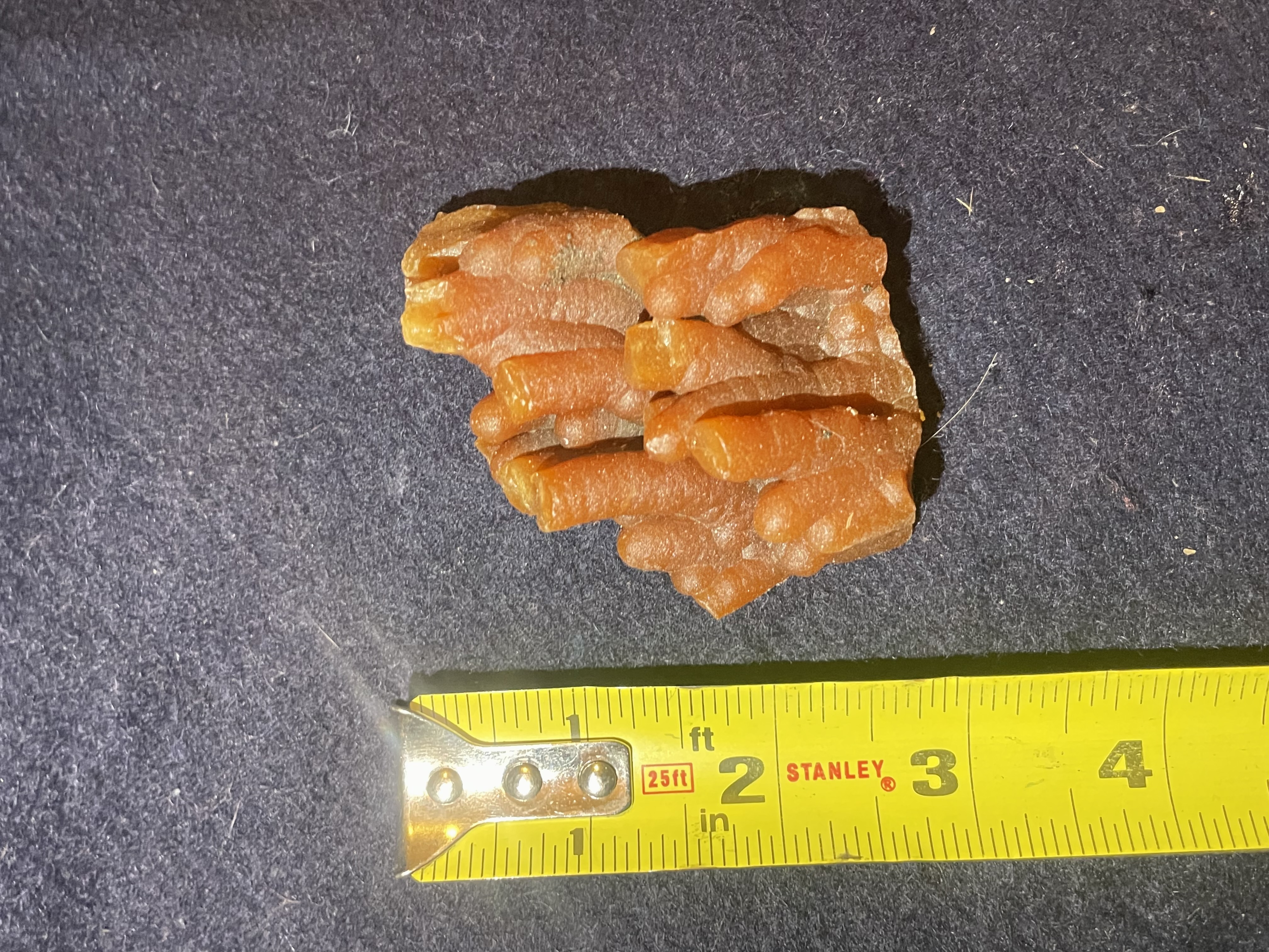 12A - Red Calcite Stalactite