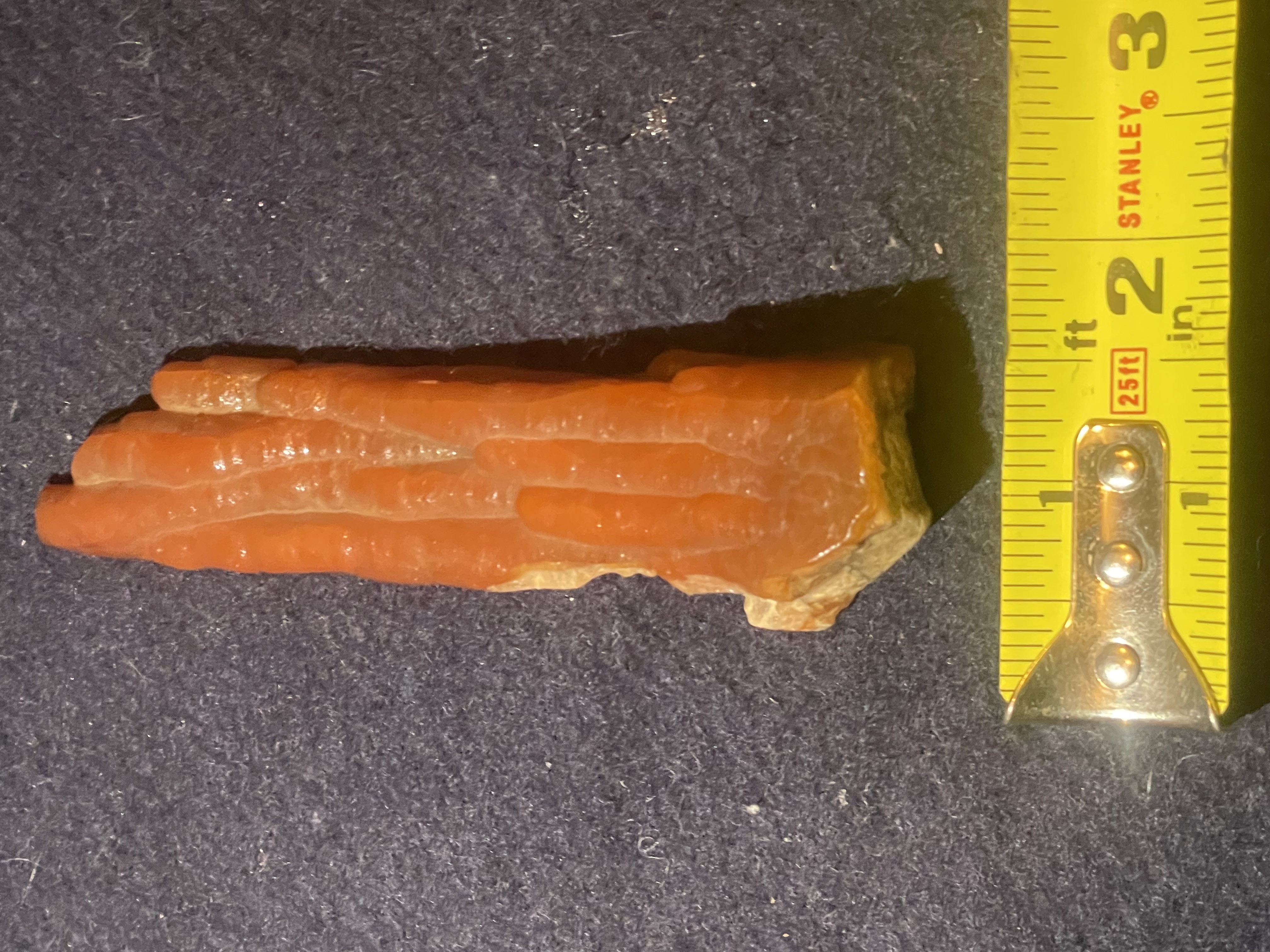 19A - Red Calcite Stalactite