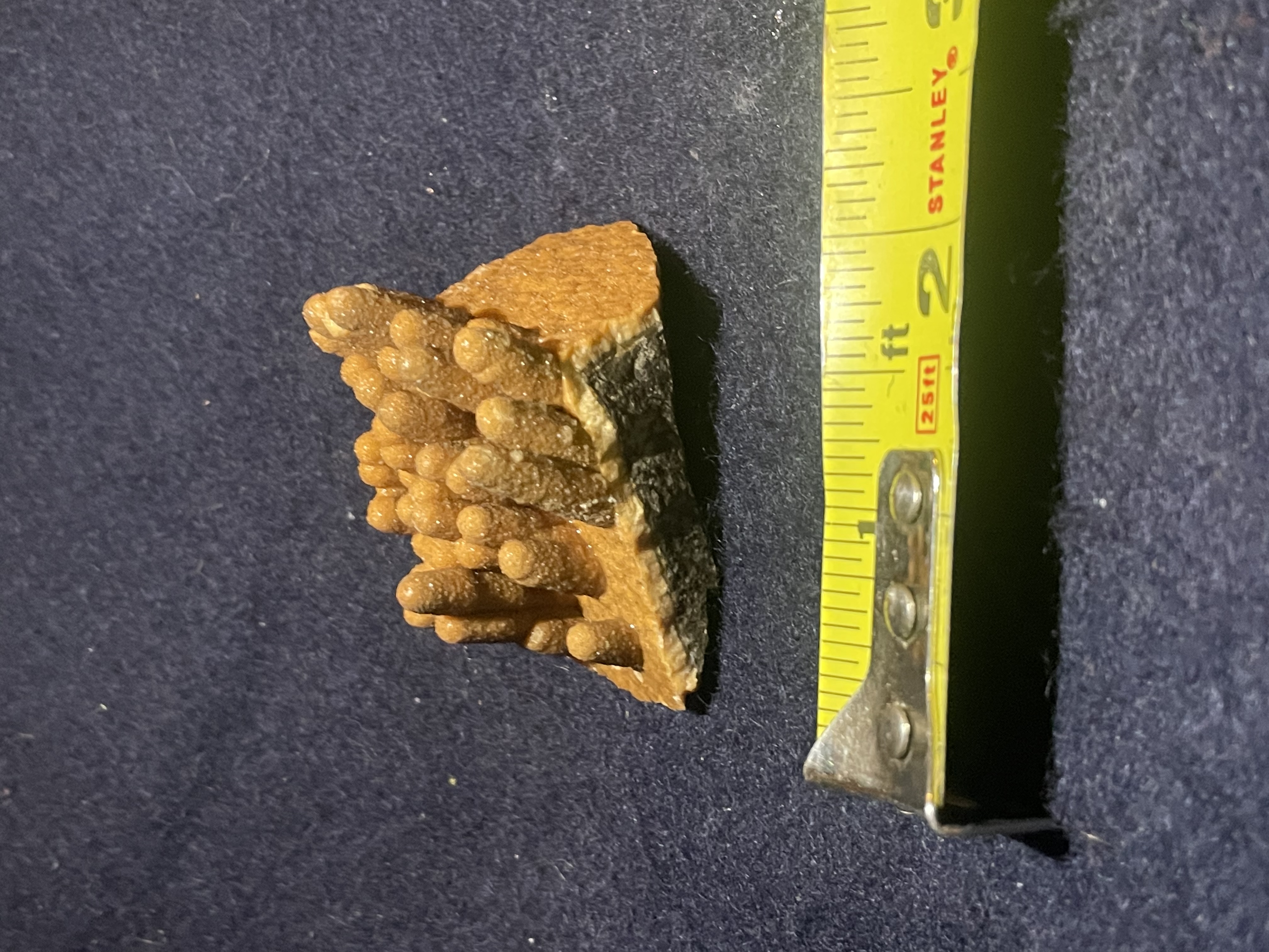 17B - Orange Calcite Stalactite