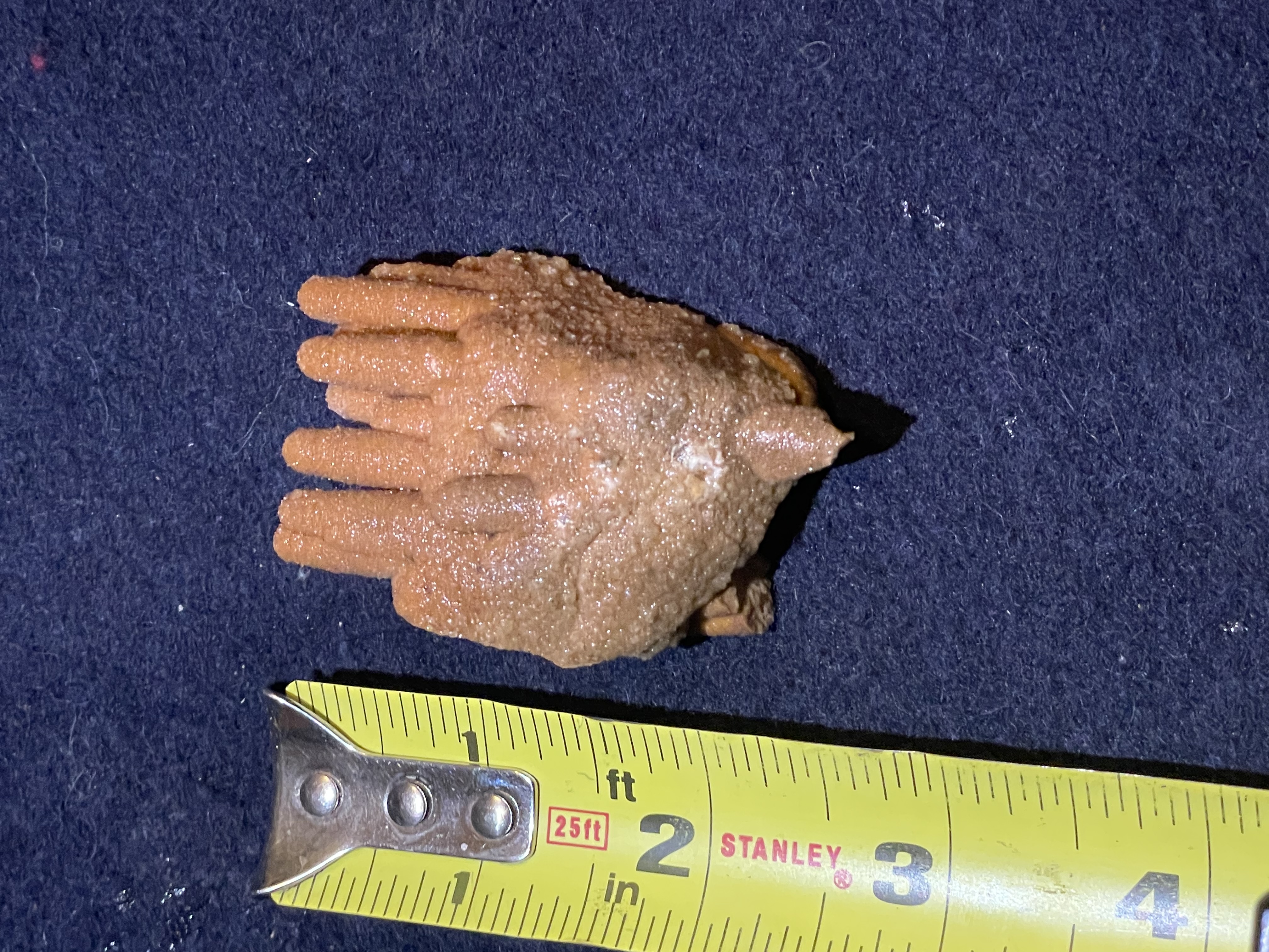 9B - Orange Calcite Stalactite