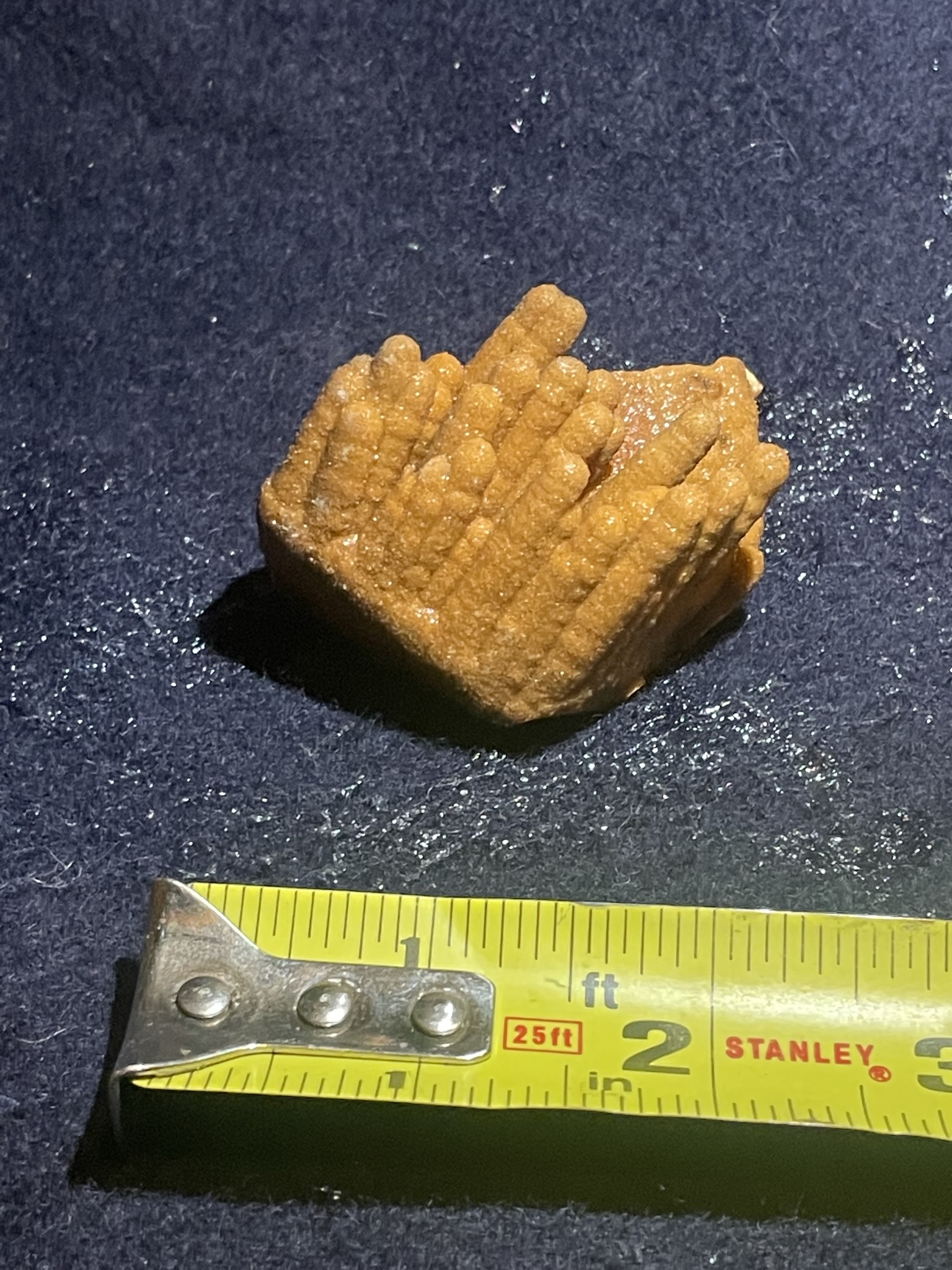 8B - Orange Calcite Stalactite