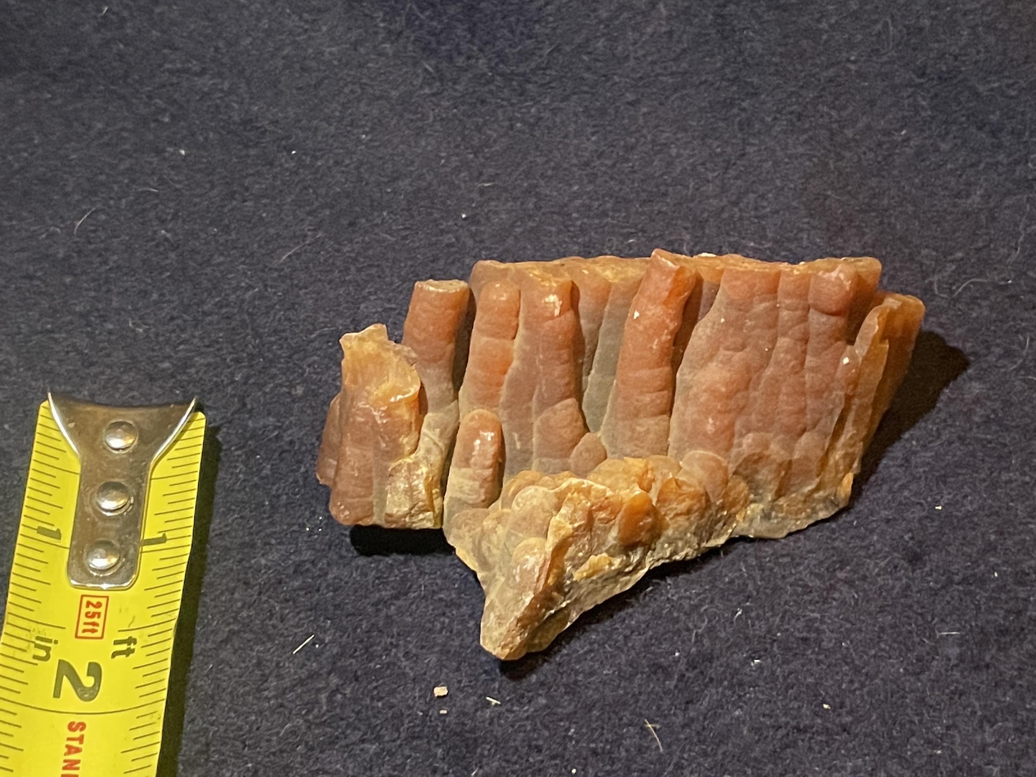 13A - Red Calcite Stalactite