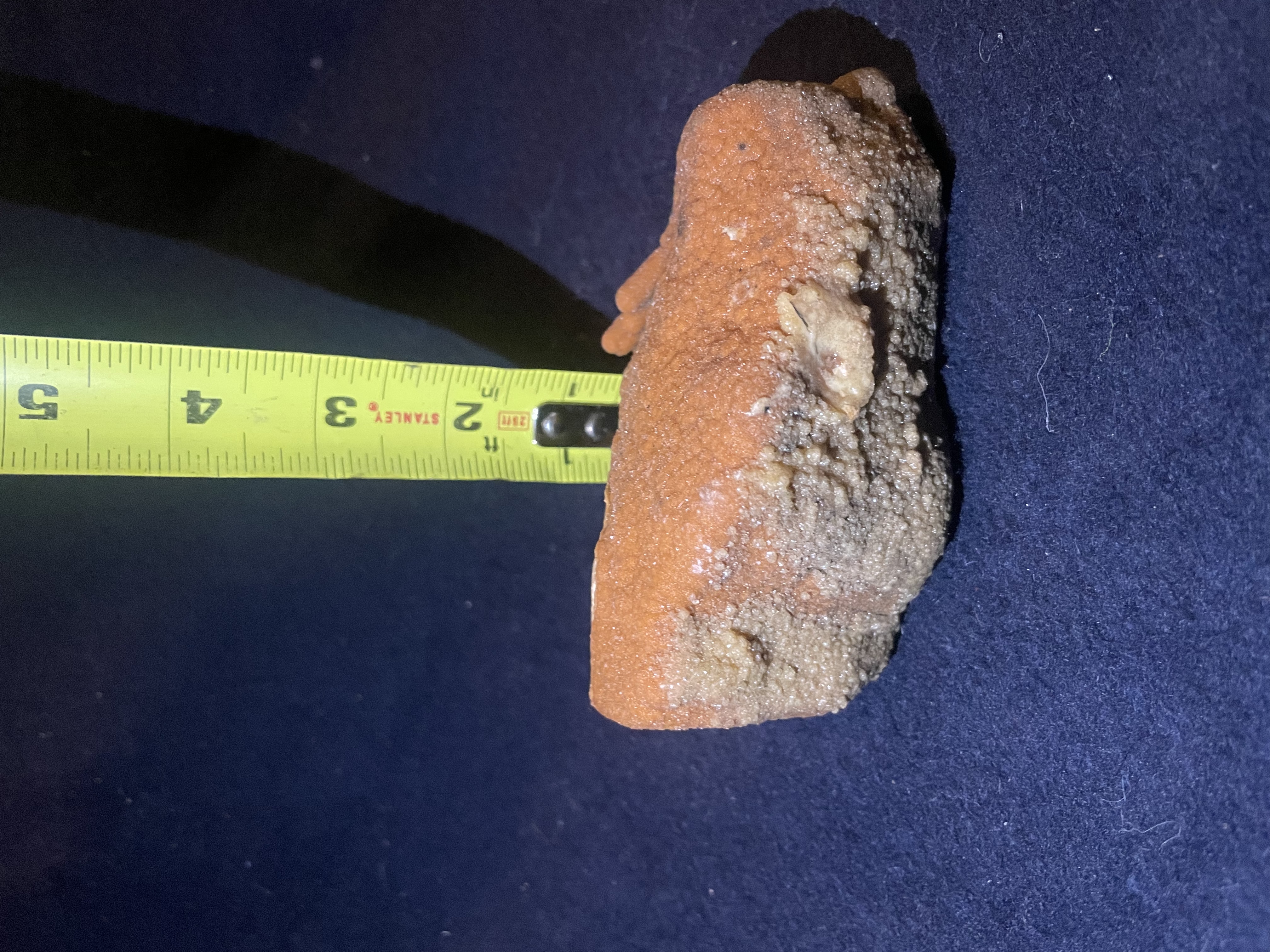 31B - Orange Calcite Stalactite