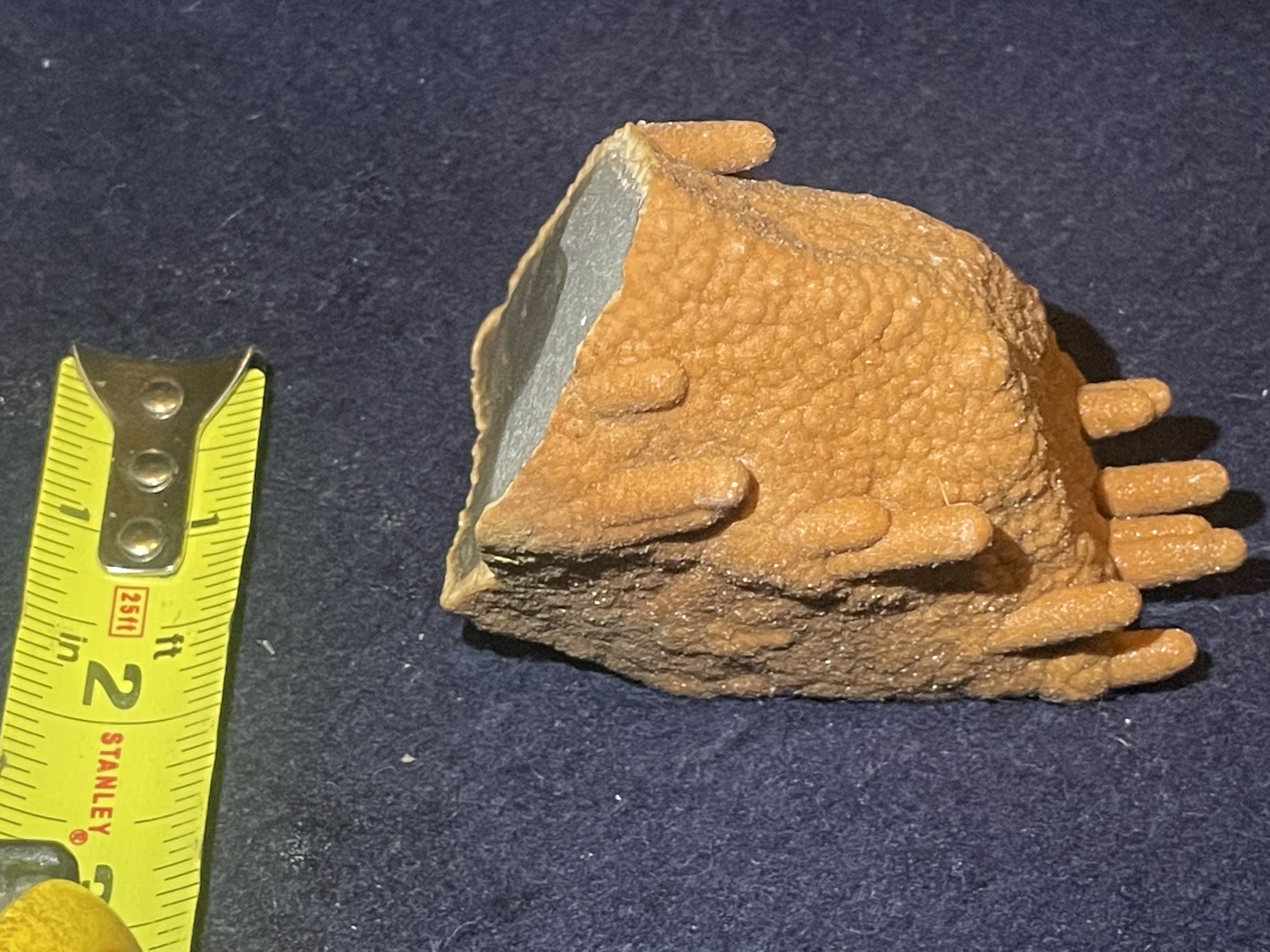 12B - Orange Calcite Stalactite