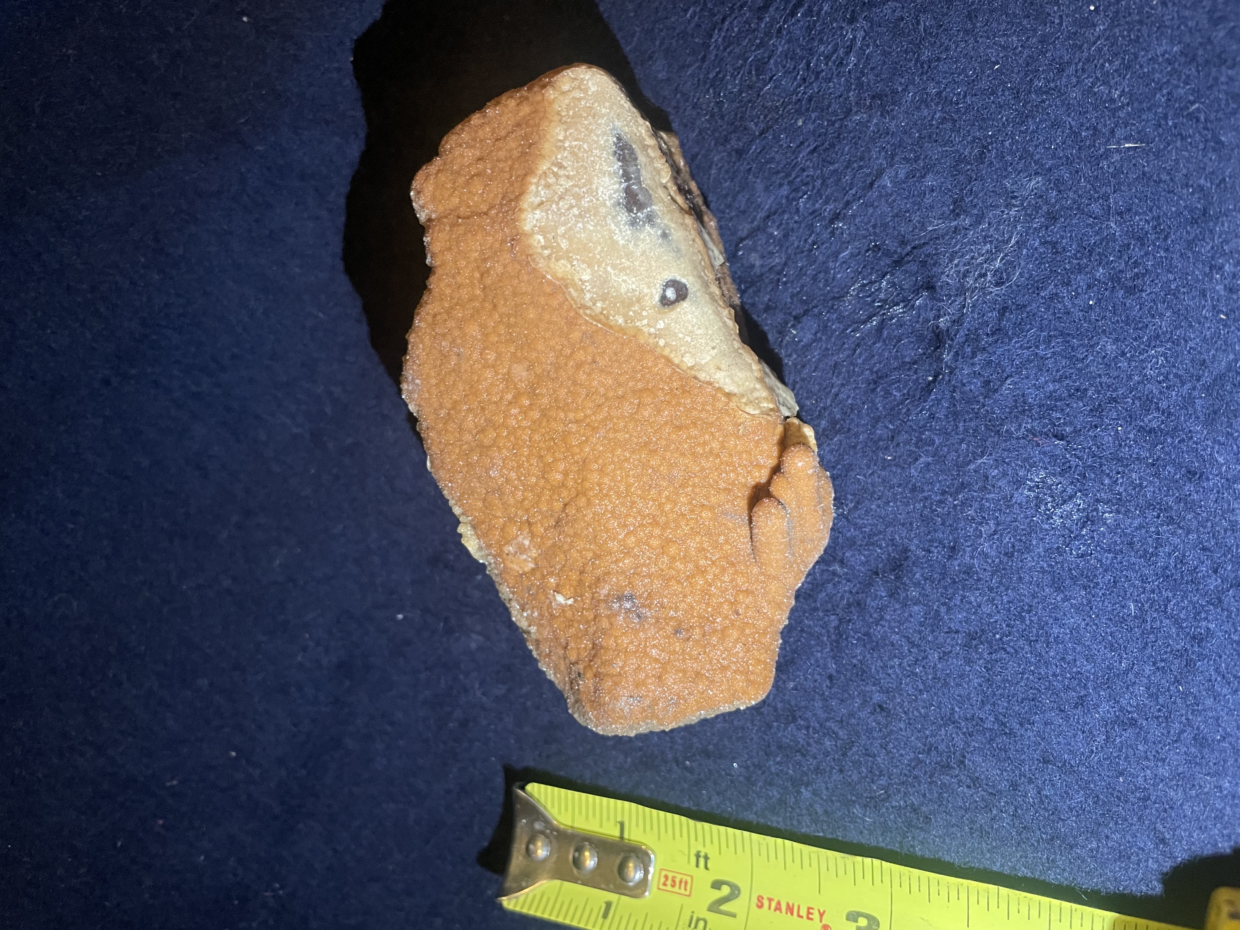 31B - Orange Calcite Stalactite