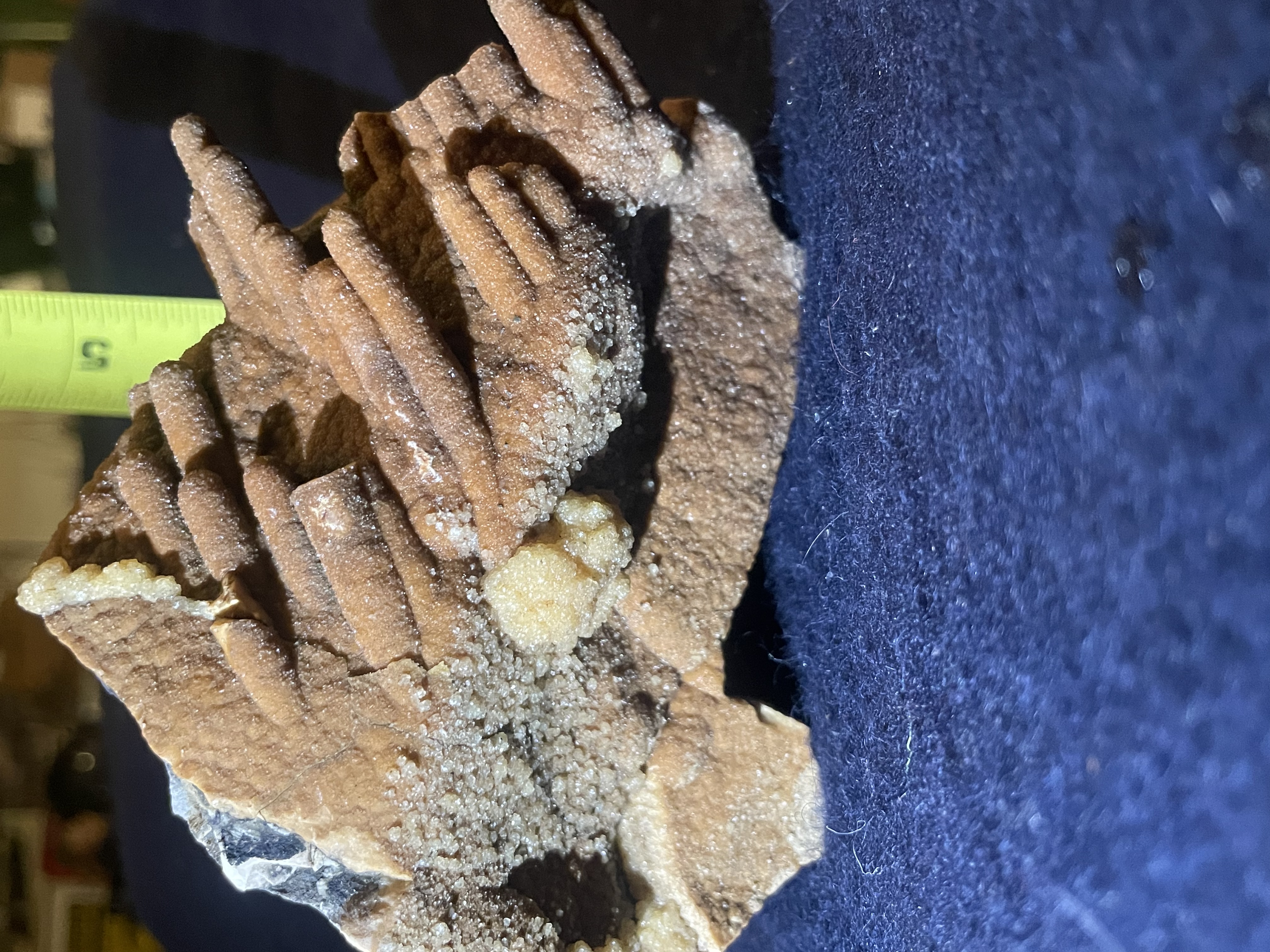 27B - Orange Calcite Stalactite