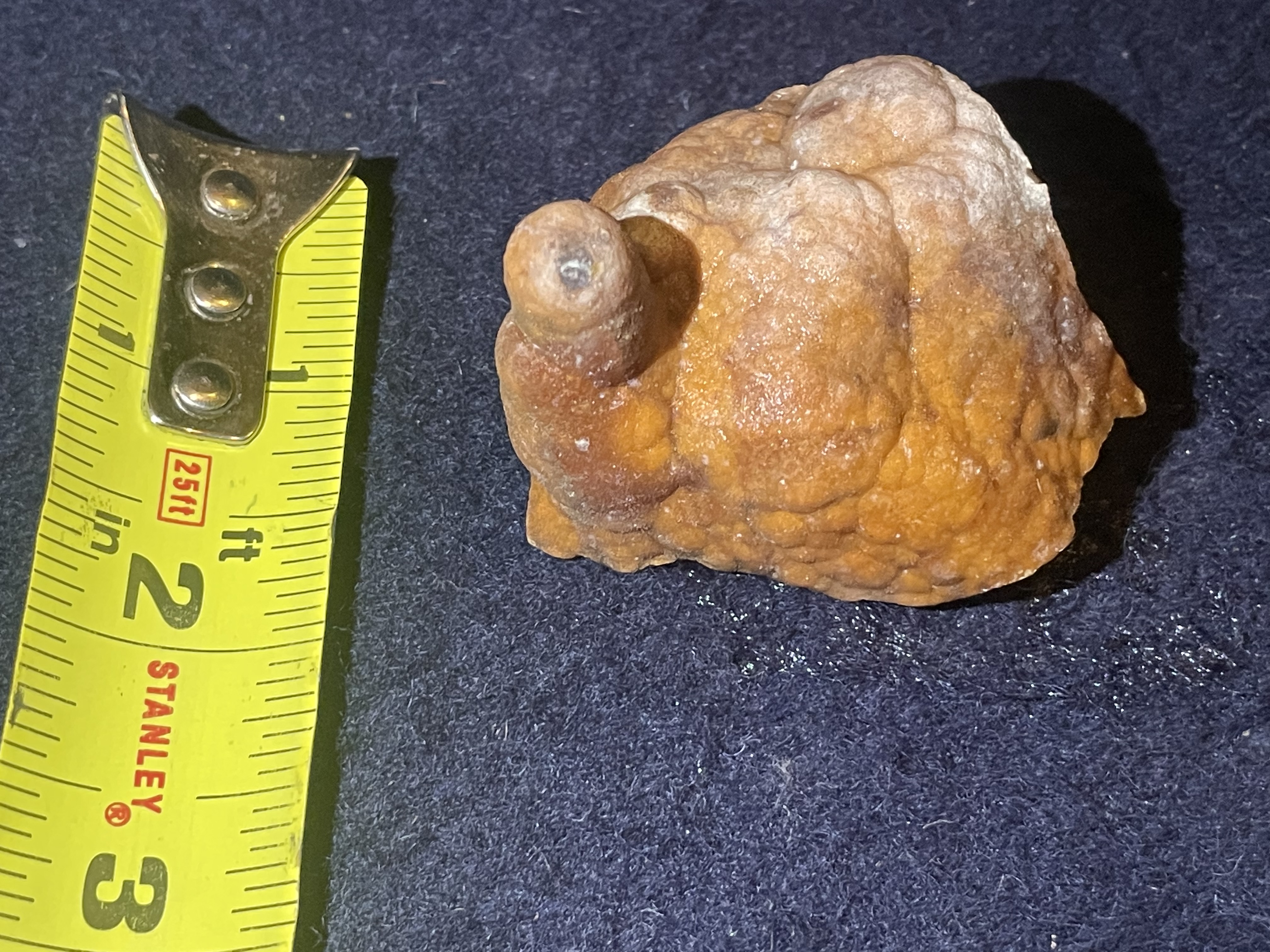 33B - Orange Calcite Stalactite