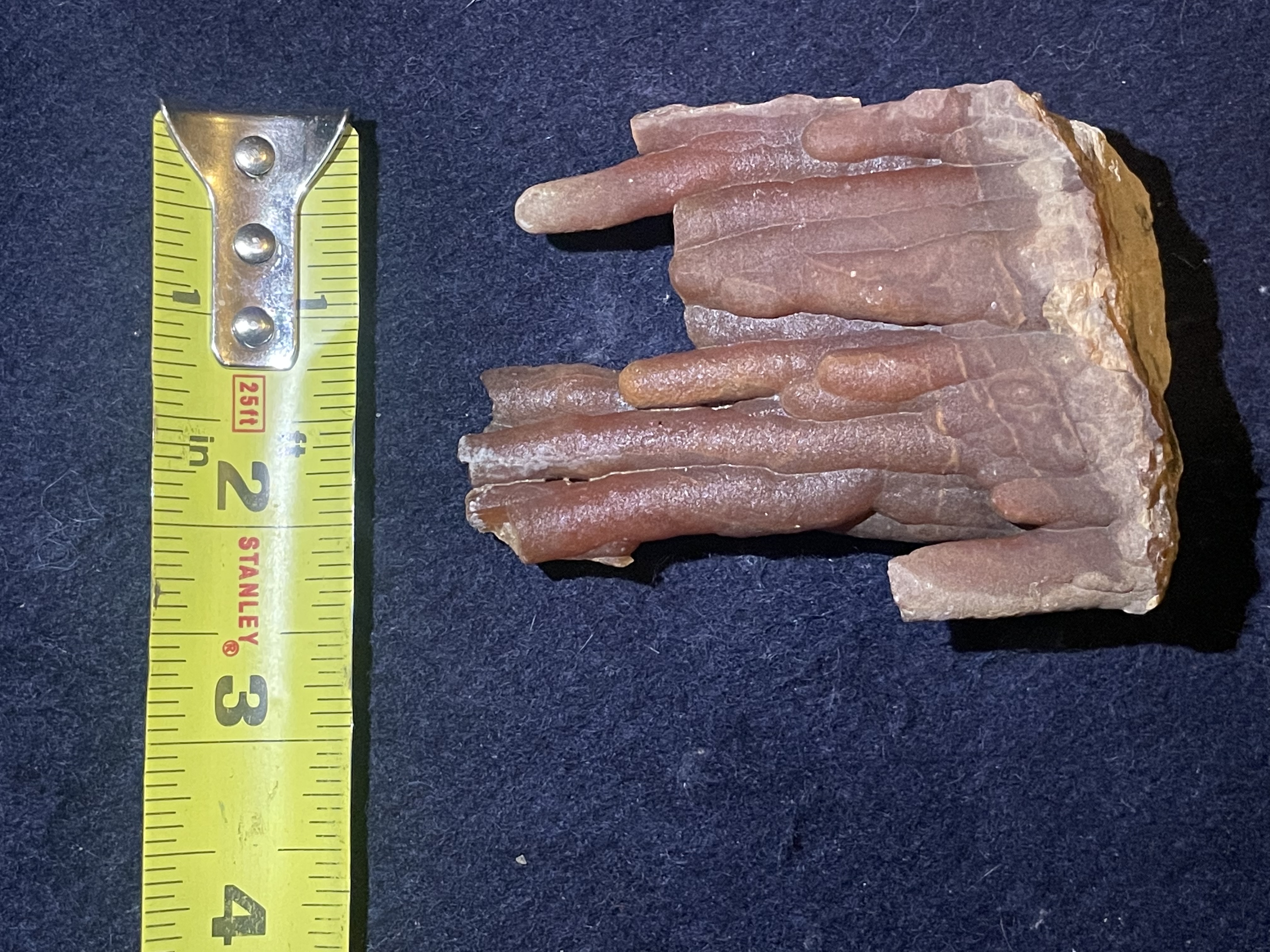 24A - Red Calcite Stalactite