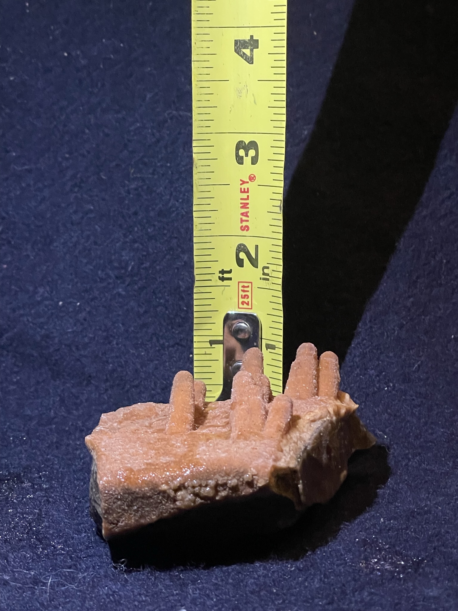 3B - Orange Calcite Stalactite