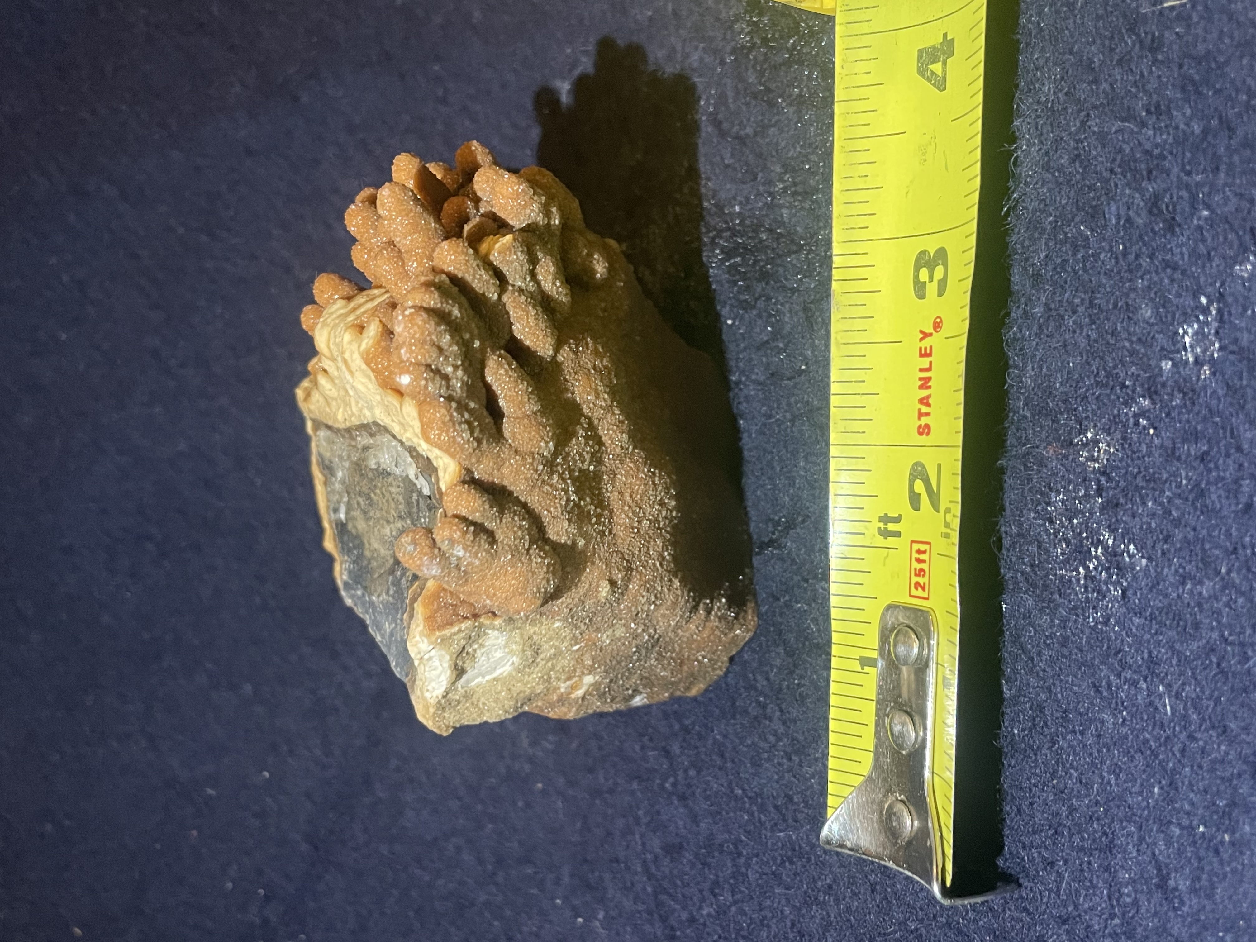 28B - Orange Calcite Stalactite