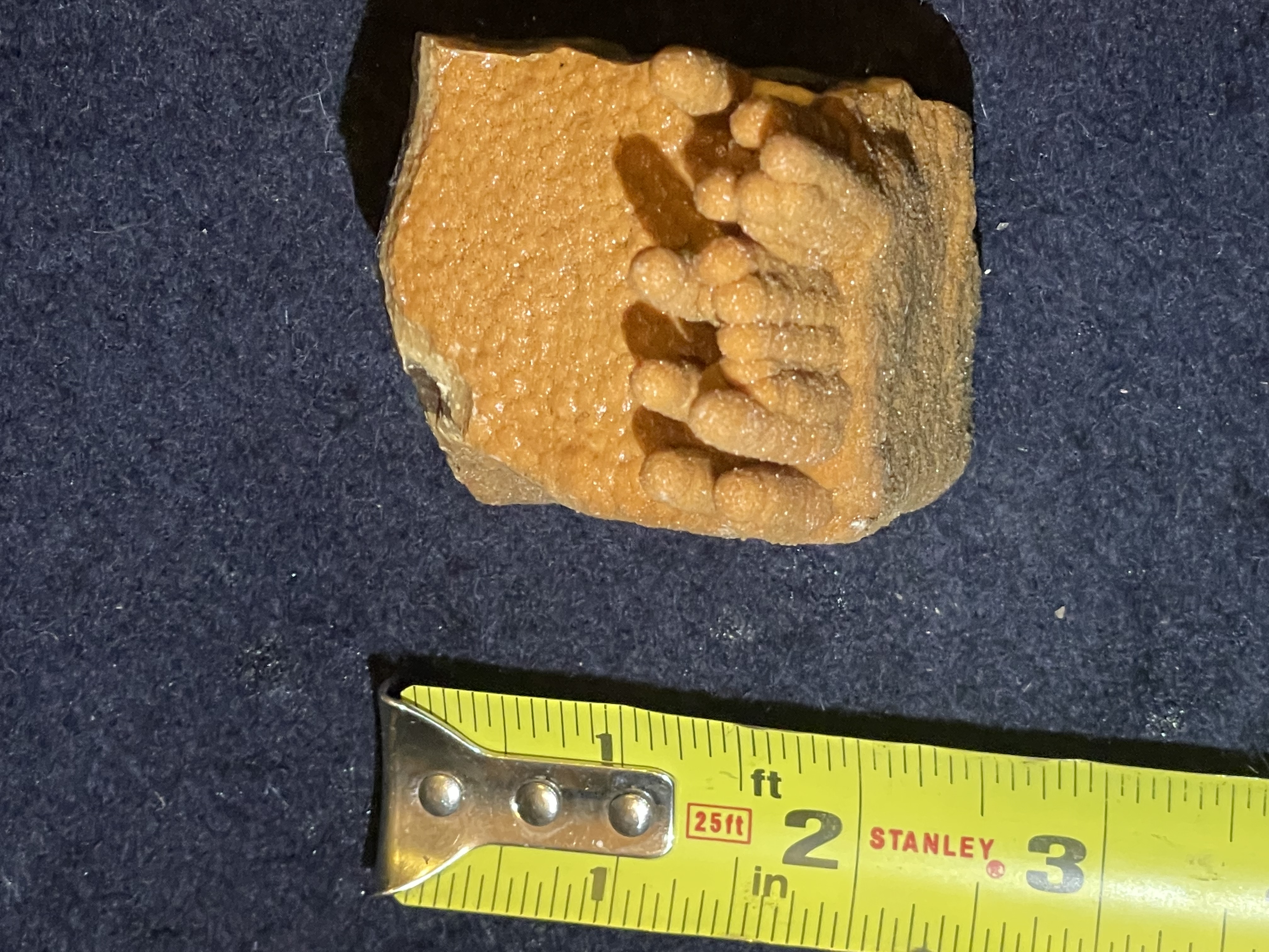 11B - Orange Calcite Stalactite