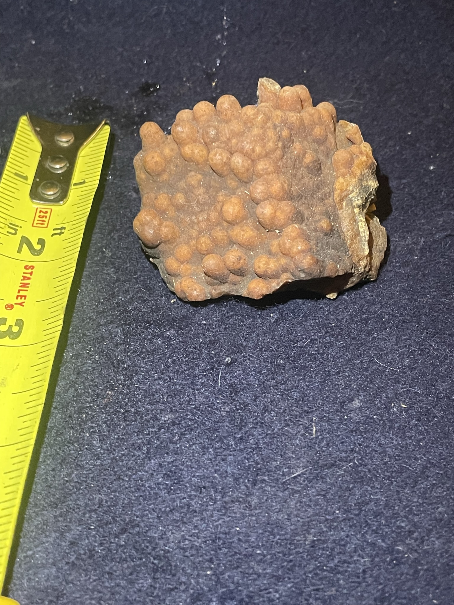 7B - Orange Calcite Stalactite