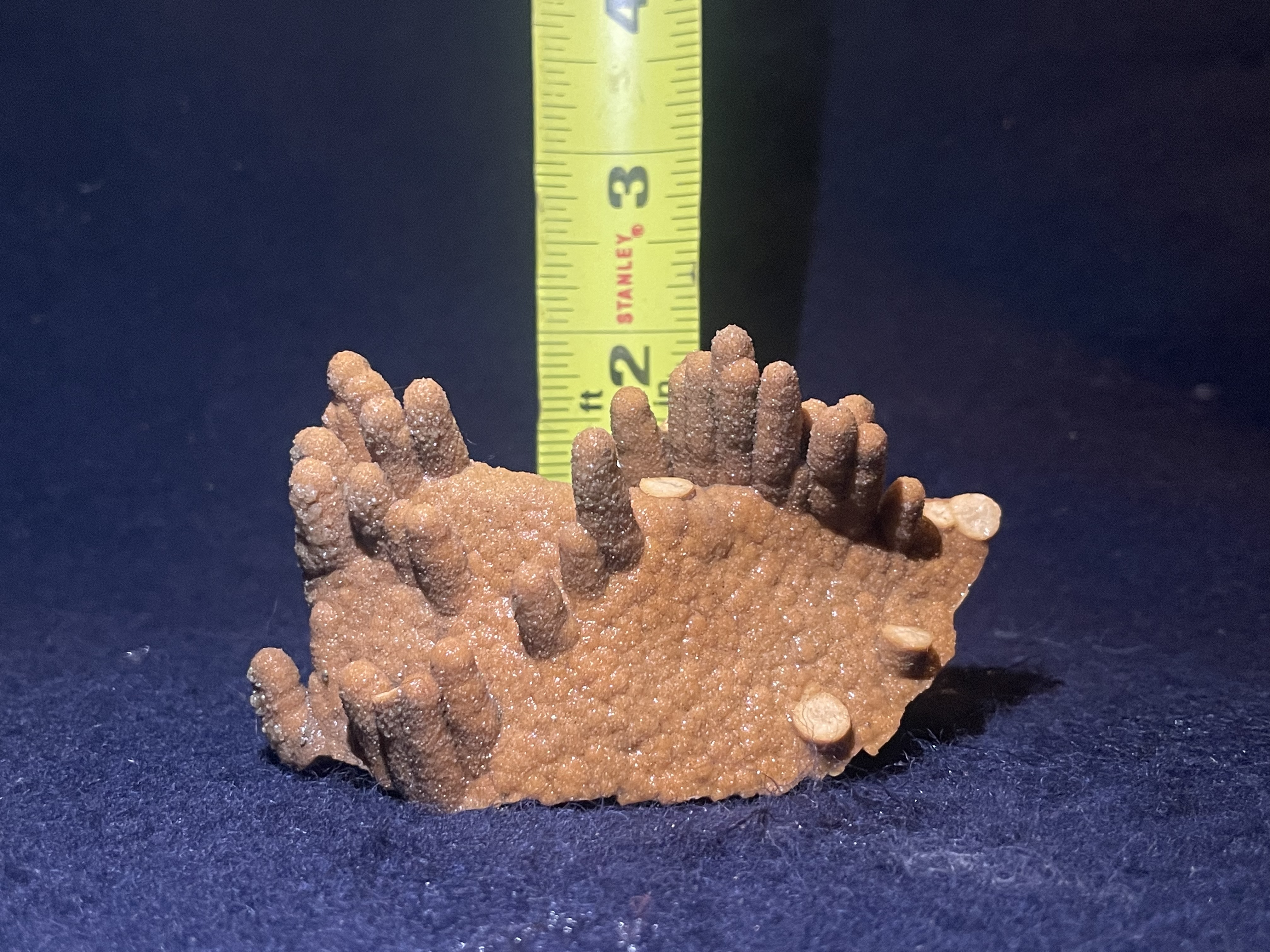 29B - Orange Calcite Stalactite
