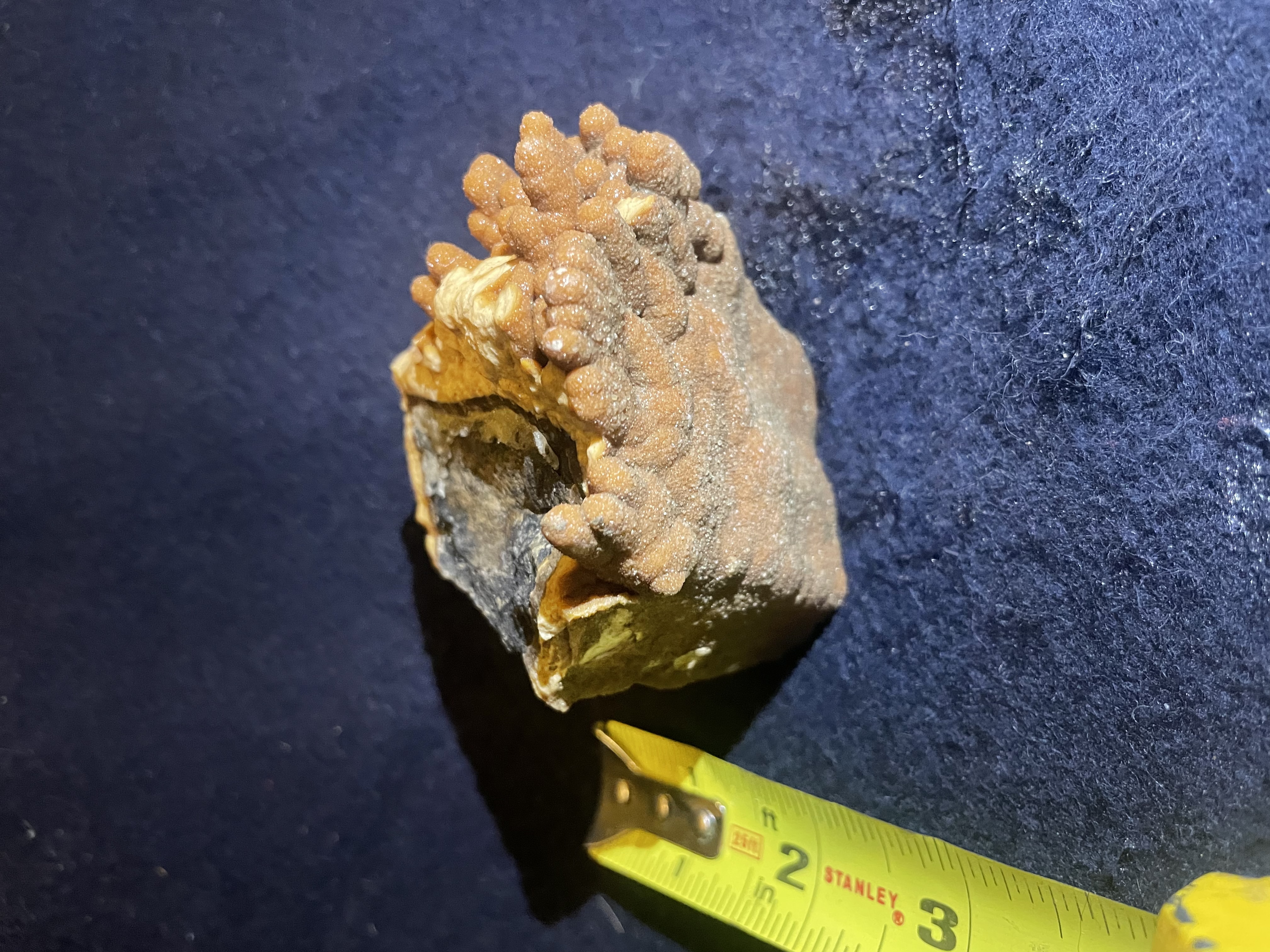 28B - Orange Calcite Stalactite