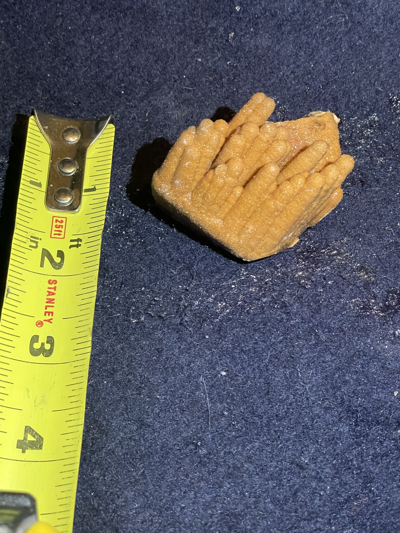 8B - Orange Calcite Stalactite