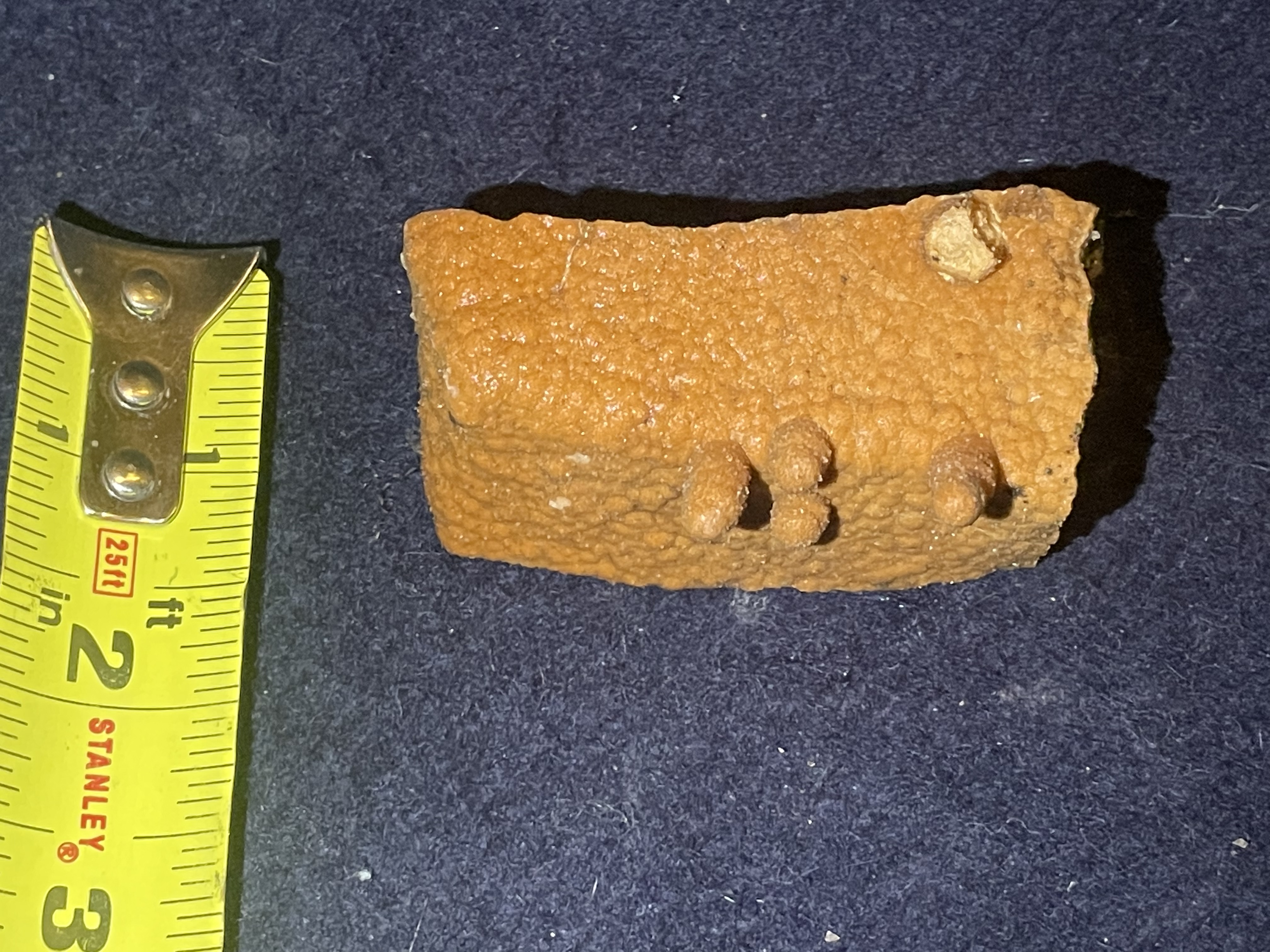 18B - Orange Calcite Stalactite