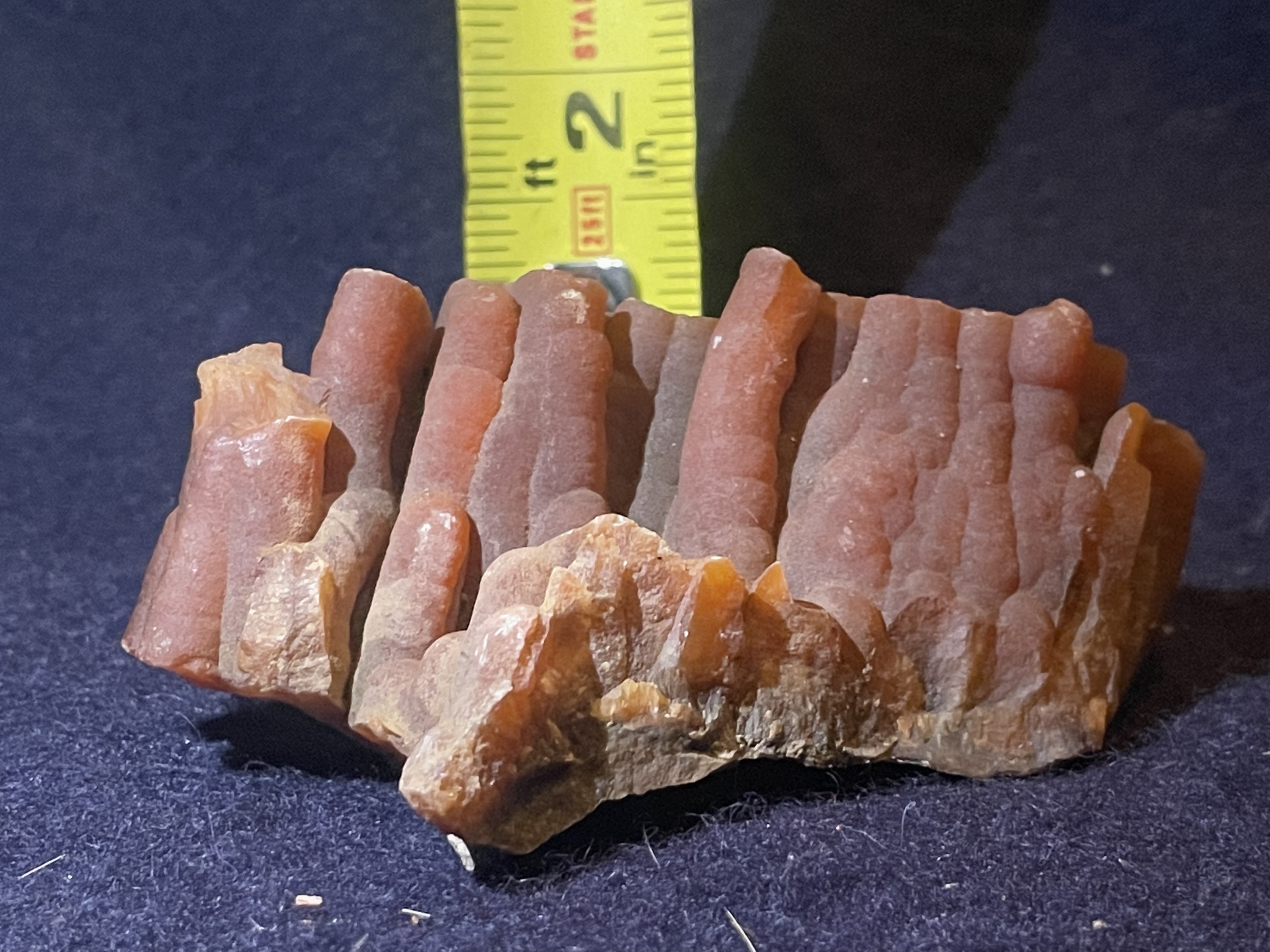 13A - Red Calcite Stalactite