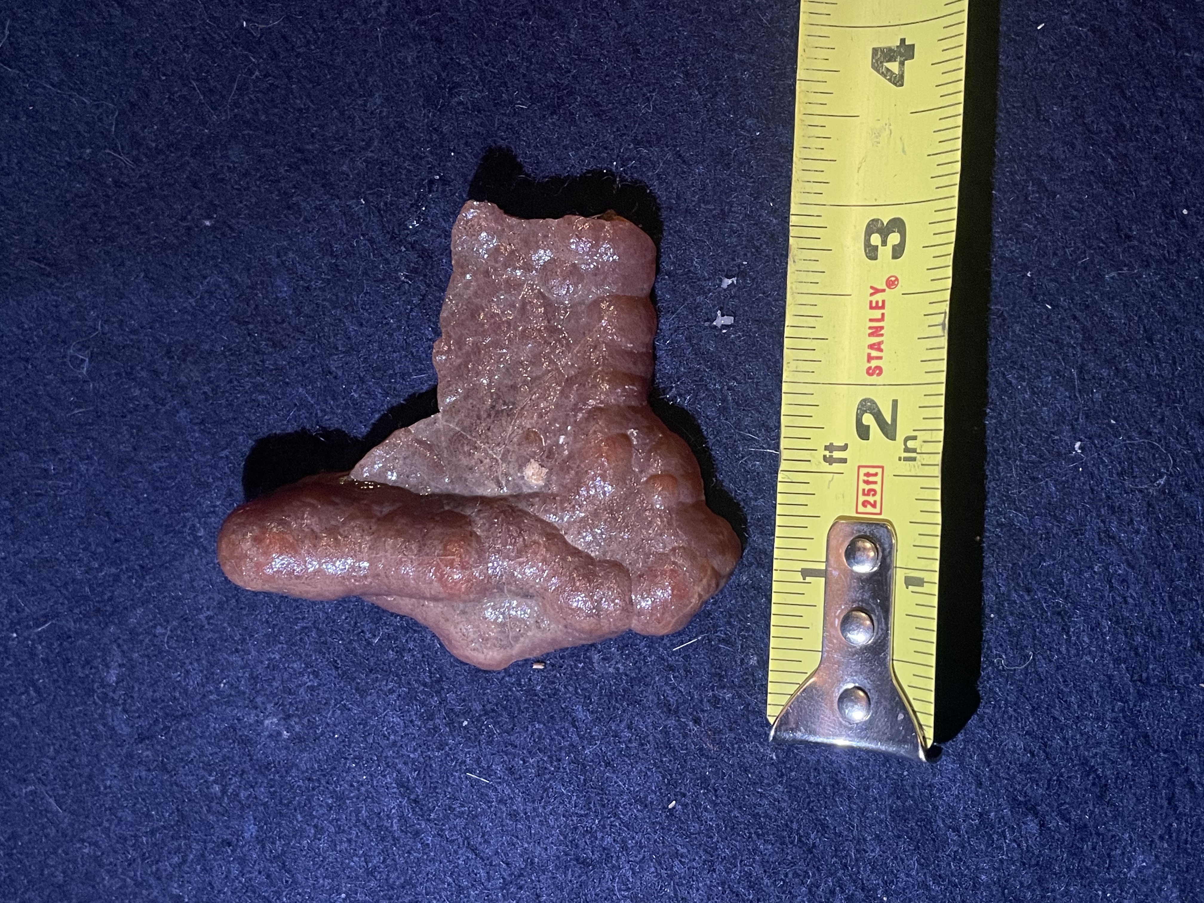 17A - Red Calcite Stalactite