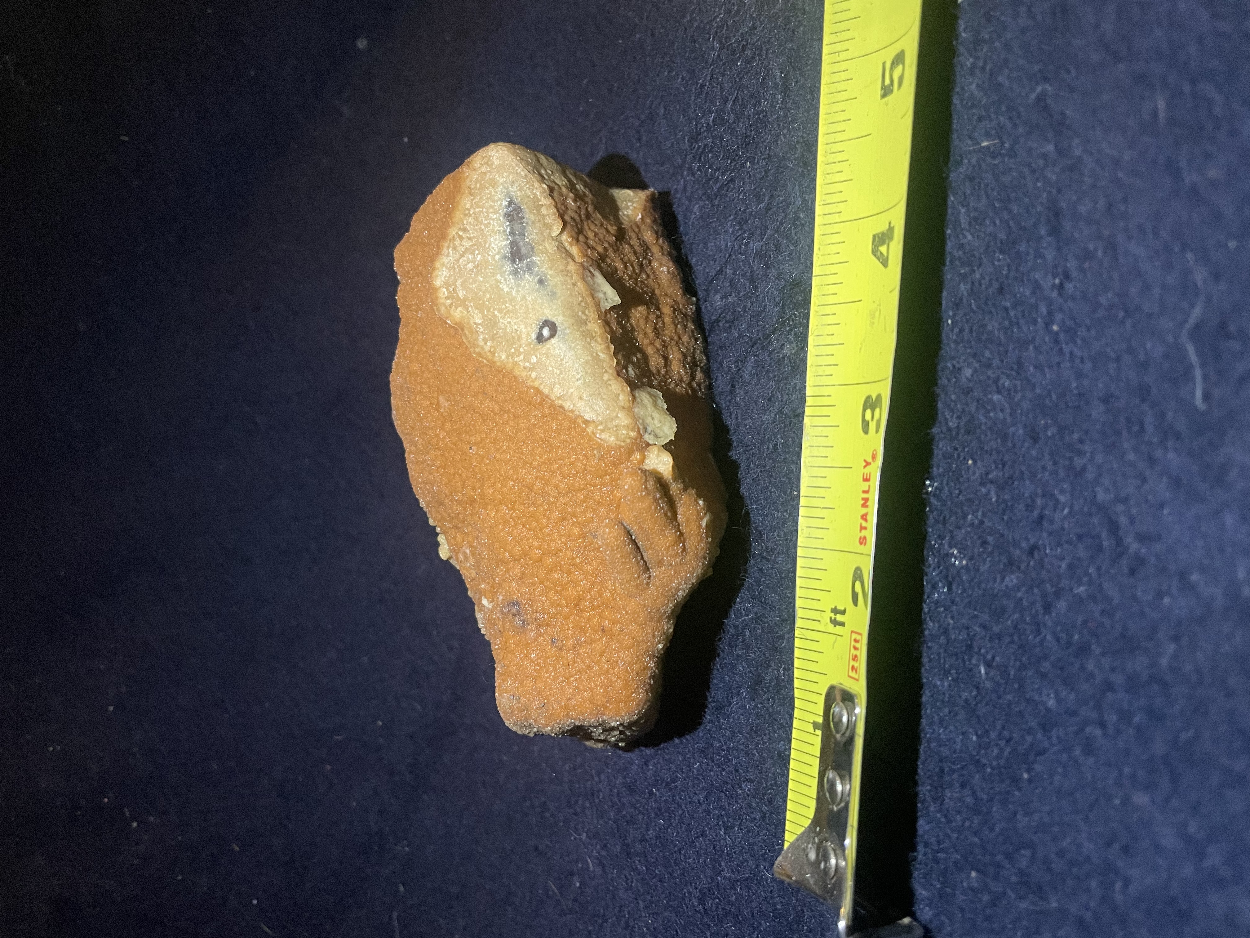 31B - Orange Calcite Stalactite